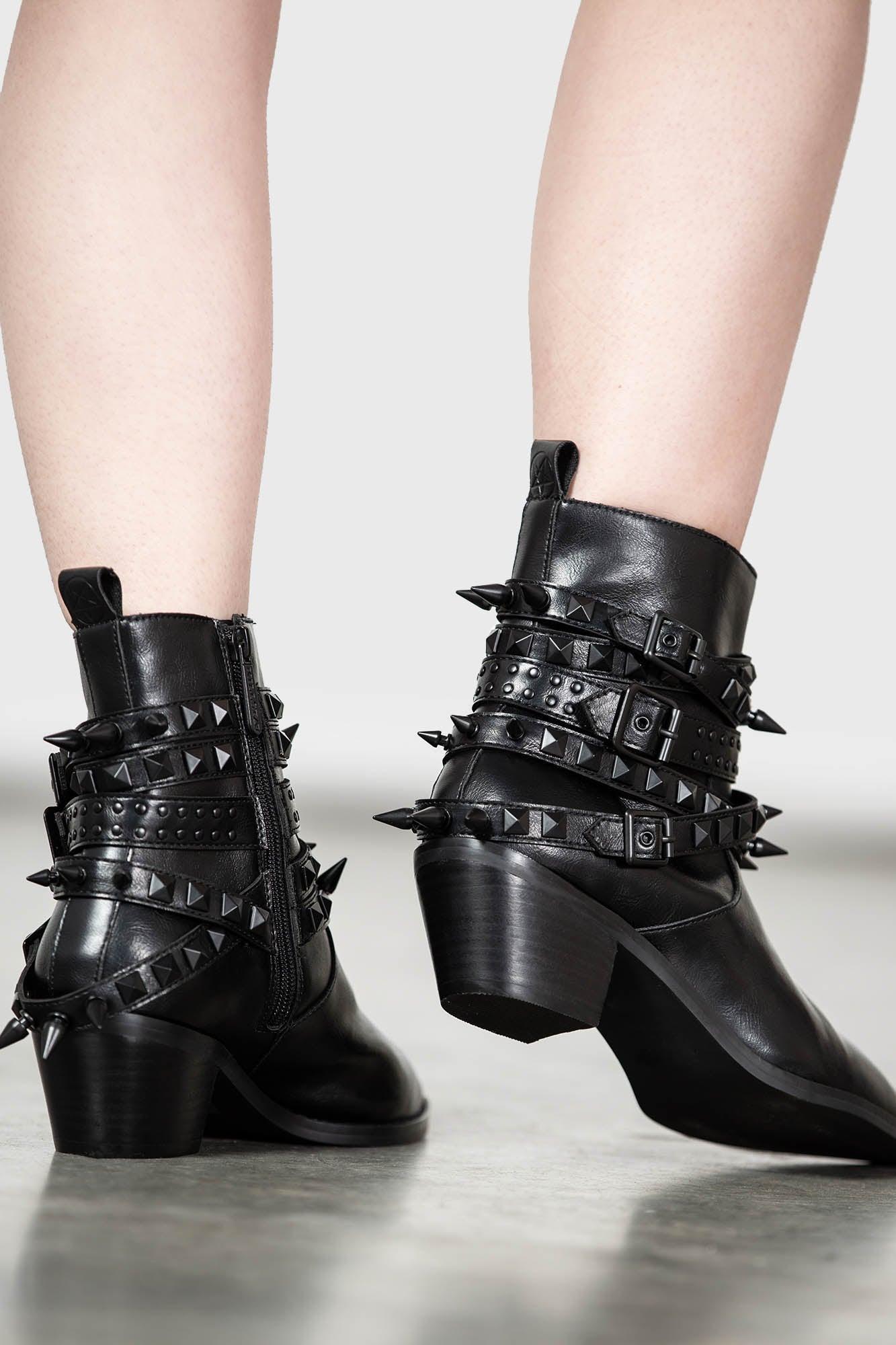 Callista Boots [BLACK STUD] Female Product Image