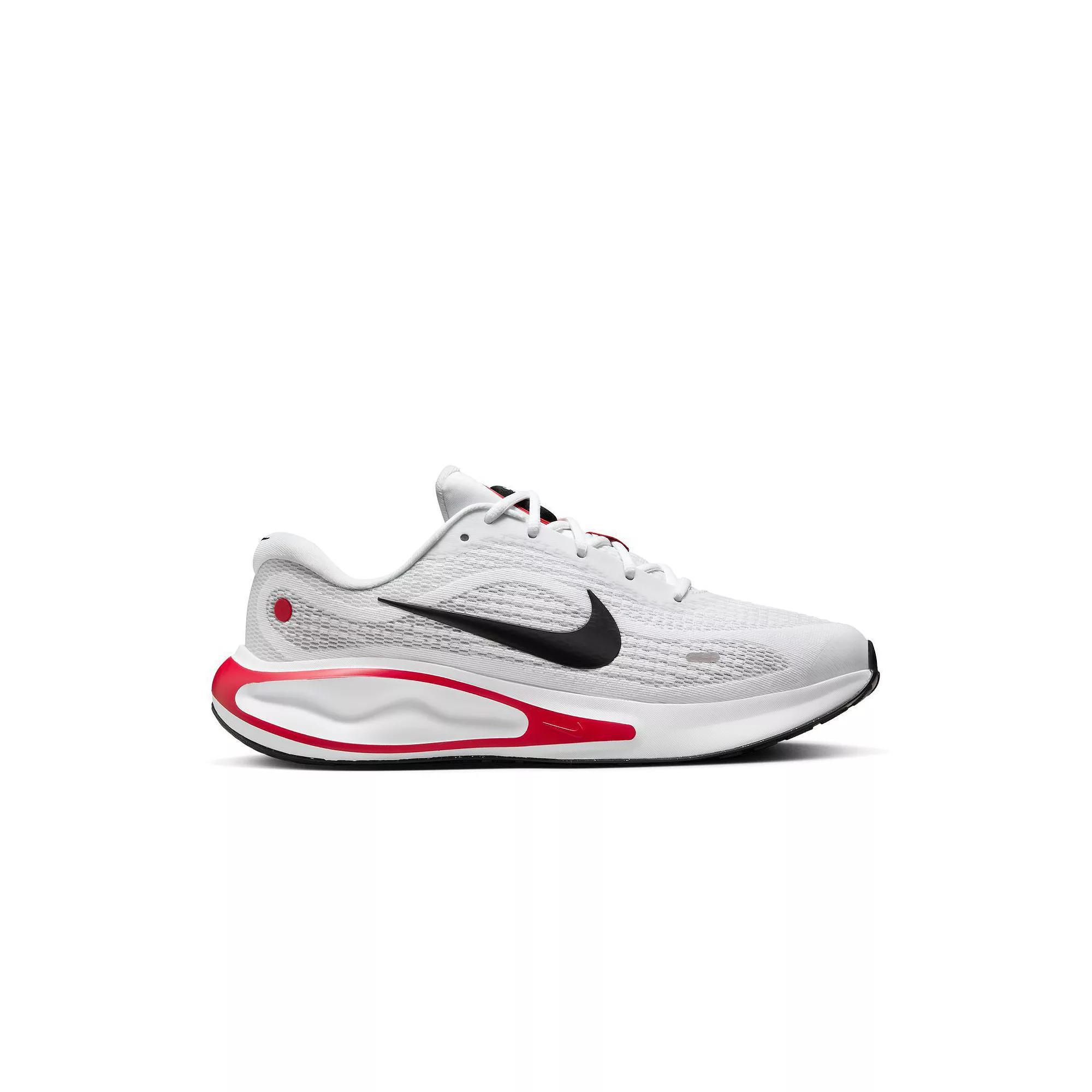 Nike Journey Run Men's Road Running Shoes, Size: 15, White Black Red Product Image