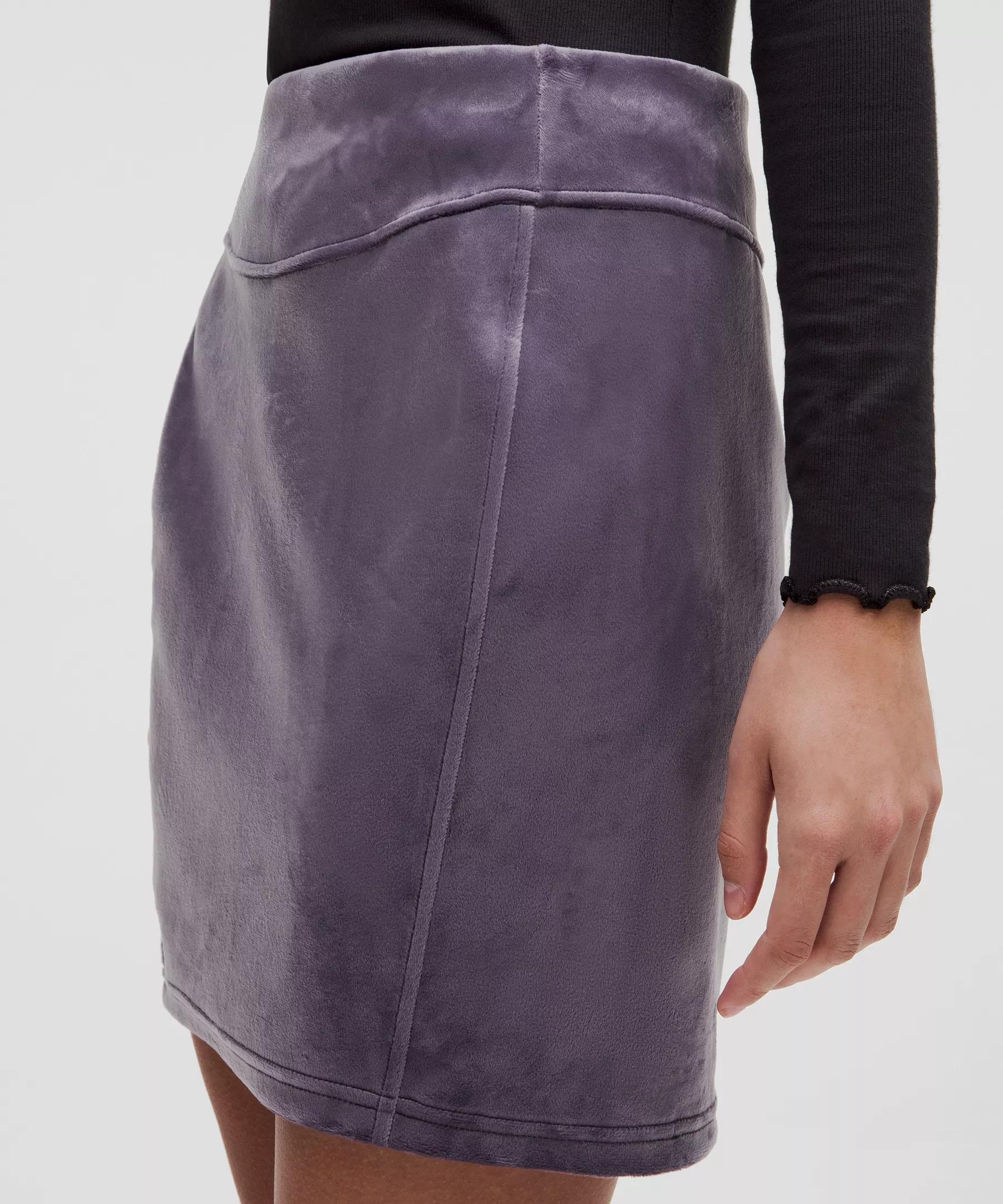 Scuba High-Rise Mini Skirt *Velvet Product Image