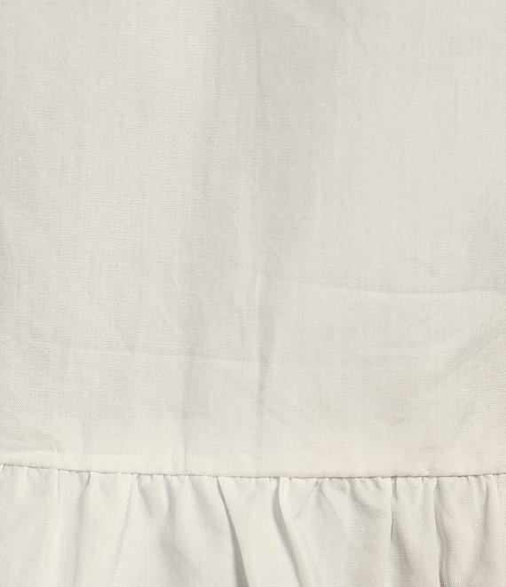 GB Woven Peplum Poplin Top Product Image