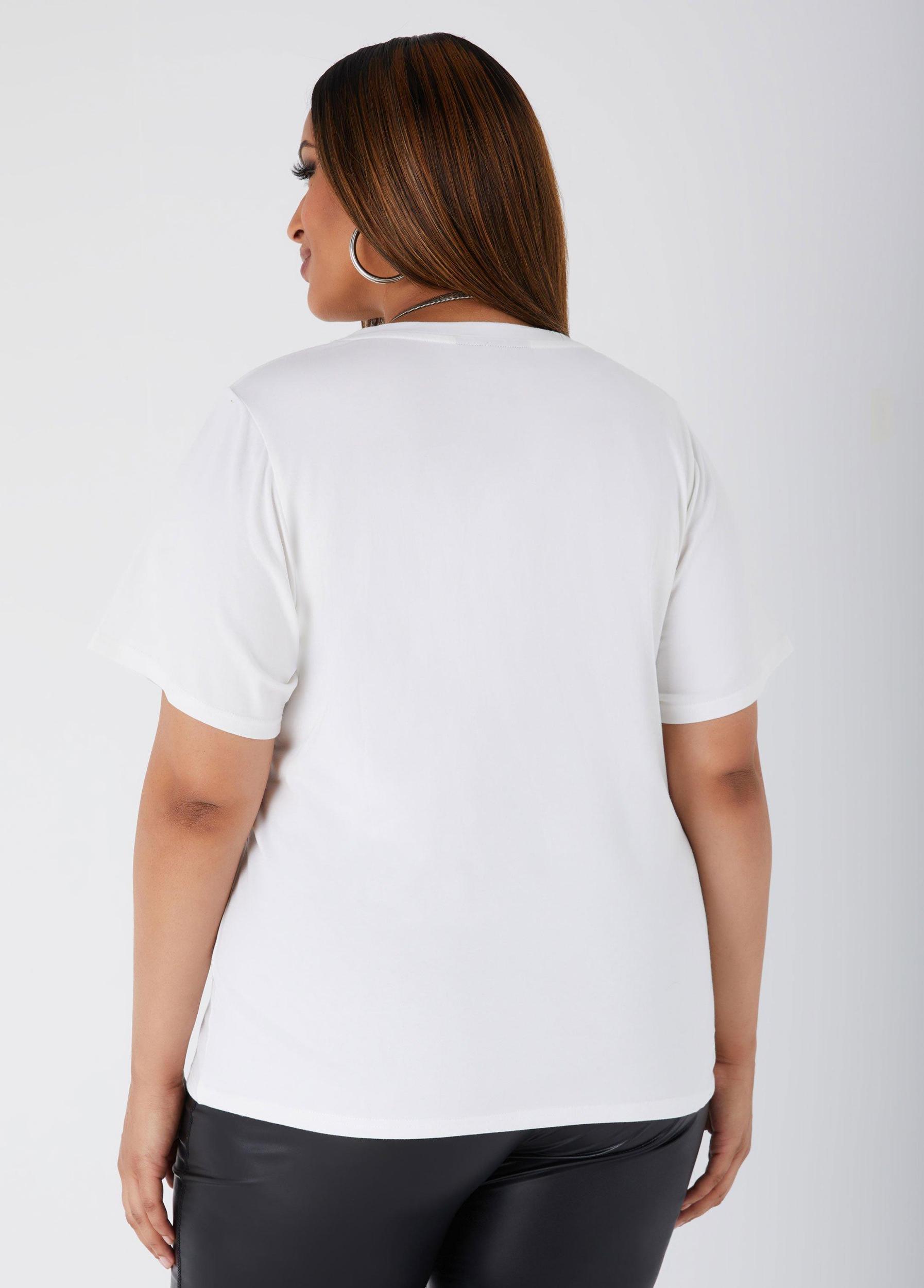 Star Embellished Graphic Tee Product Image
