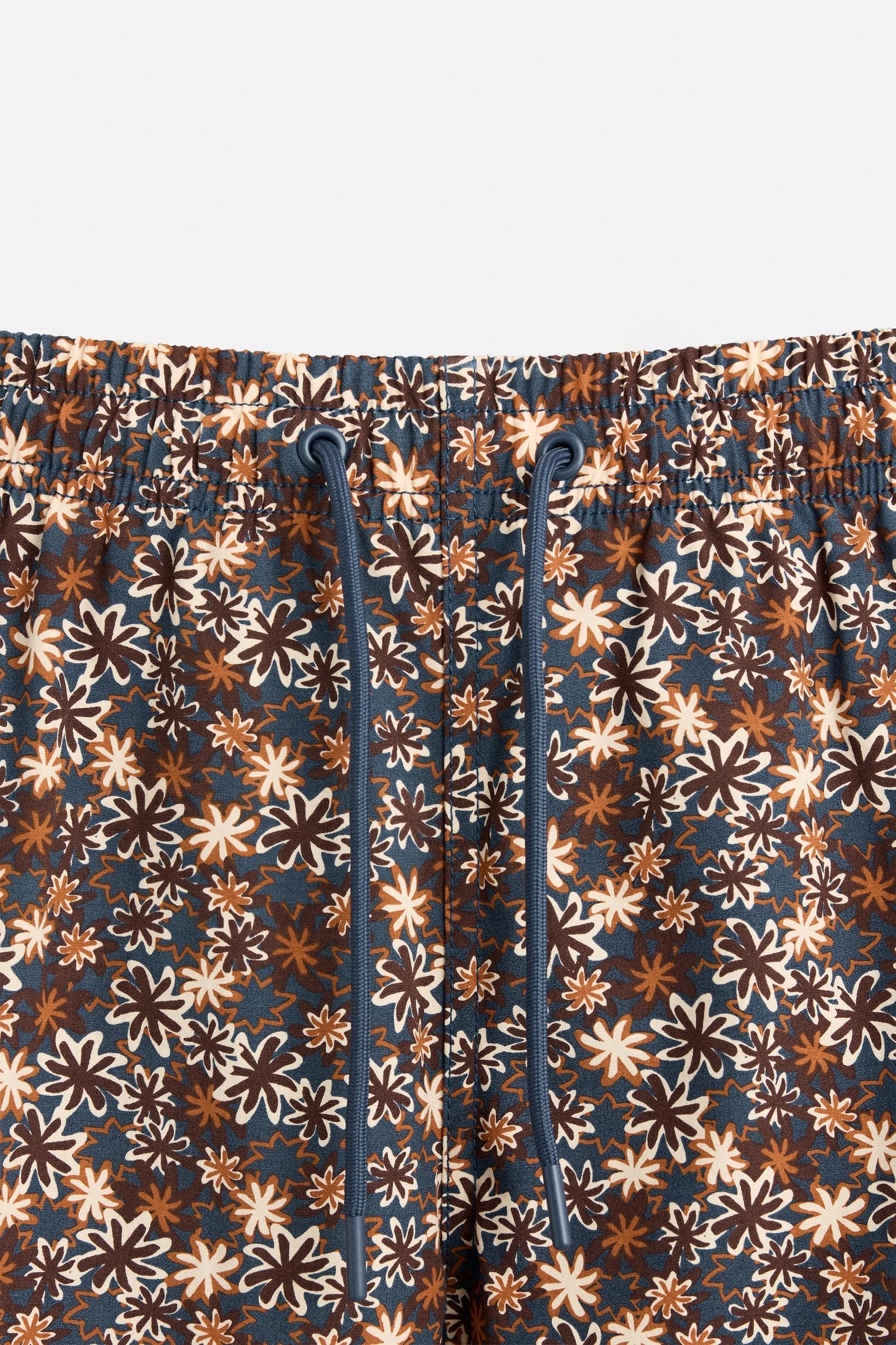 REGULAR FLORAL PRINT SWIMSUIT Product Image