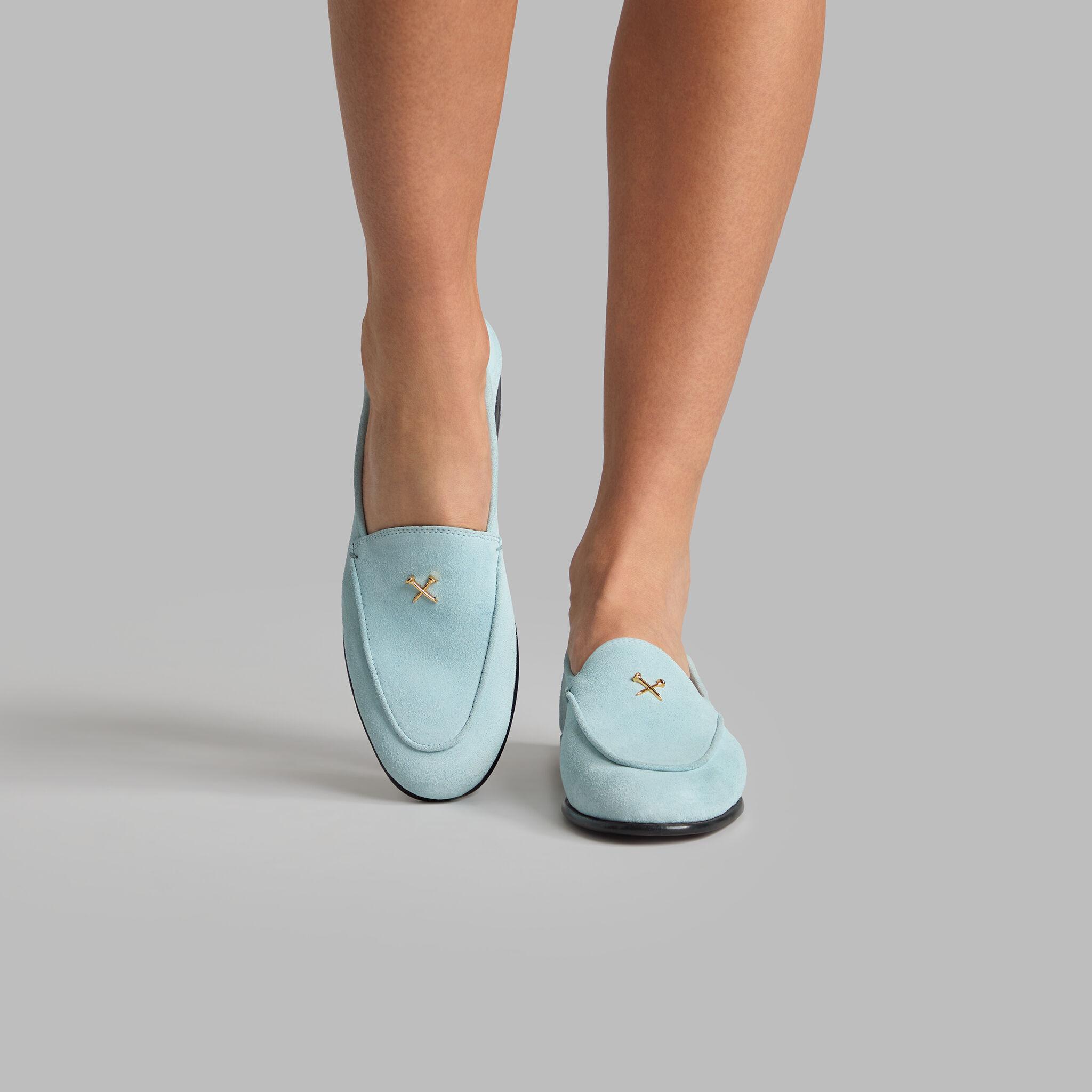 WOMEN'S METAL TEES SUEDE FLEX LOAFER Product Image