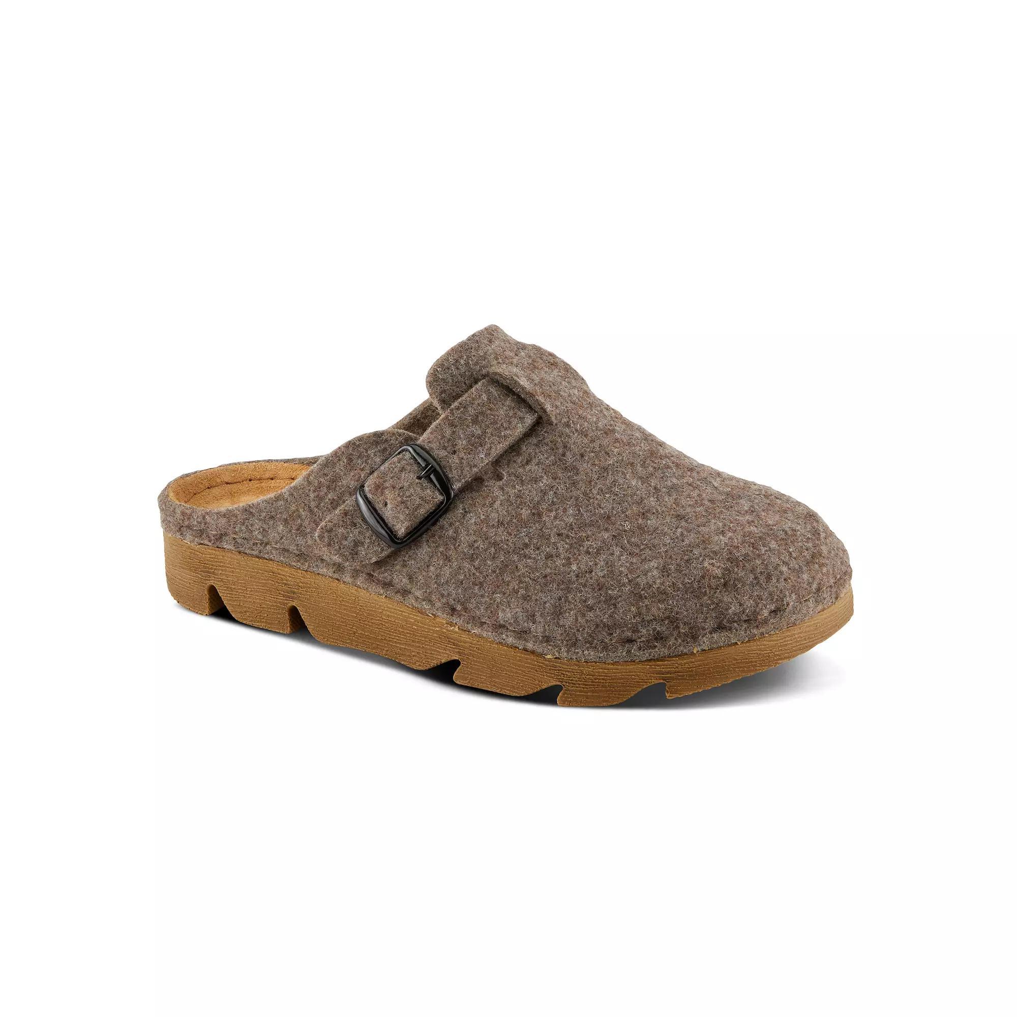 Flexus by Spring Step Clogger Women's Slippers, Size: 36, Light Brown Product Image