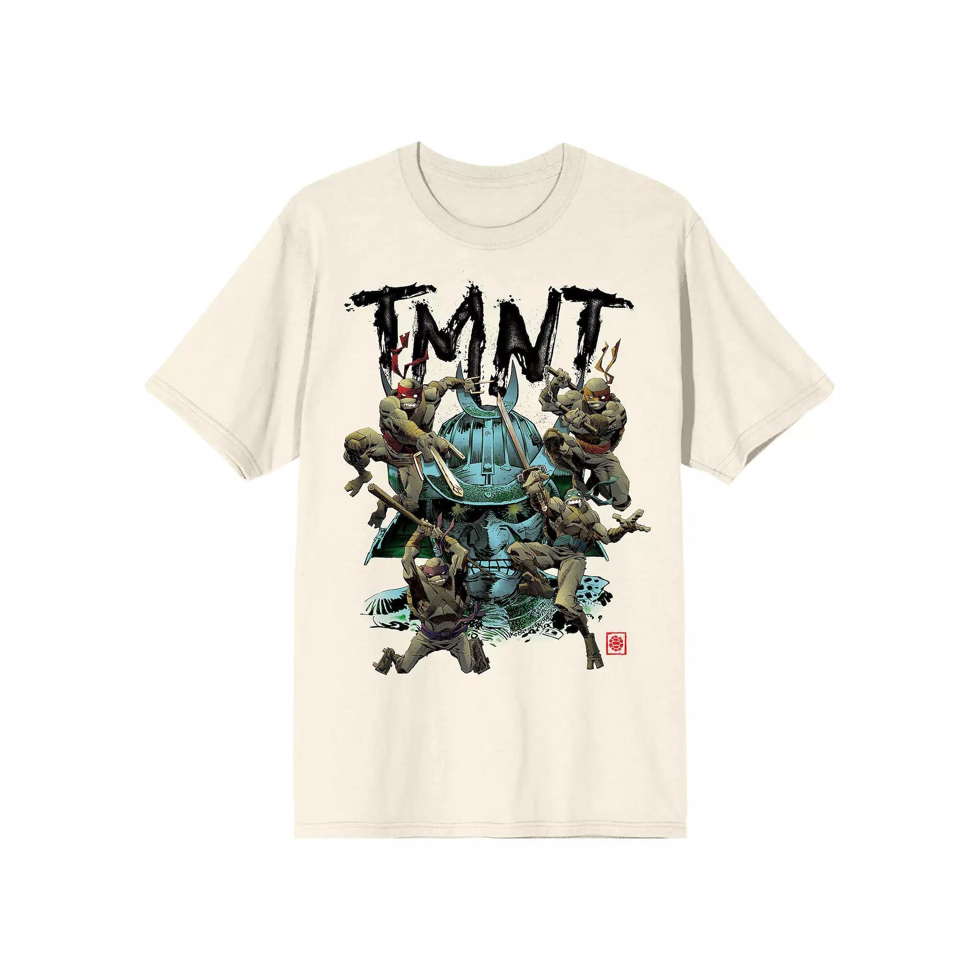Men's Teenage Mutant Ninja Turtles Cool Pose Graphic Tee, Size: Medium, Off White Product Image
