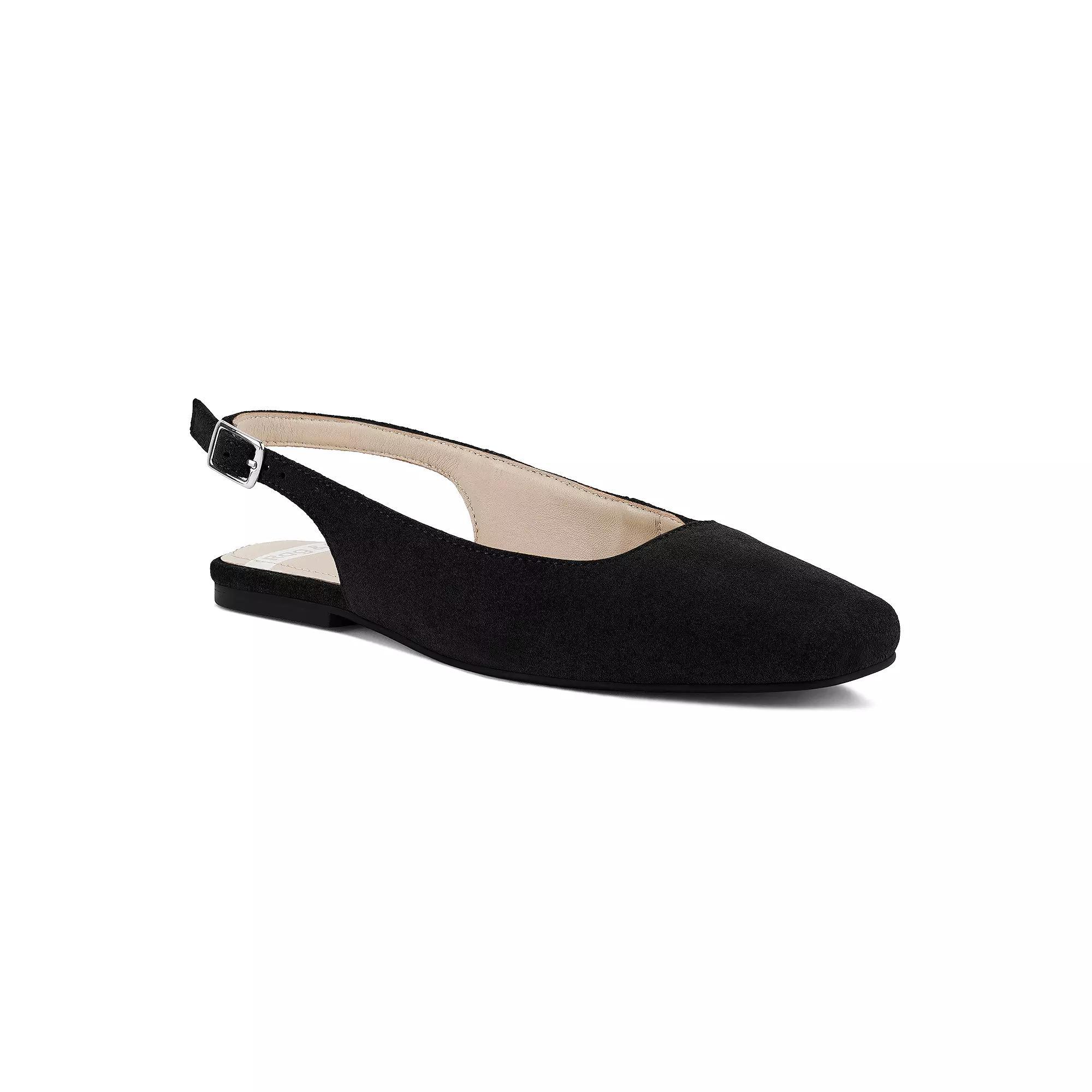 Rag & Co Sozani Women's Slingback Flats, Size: 8, Black Product Image