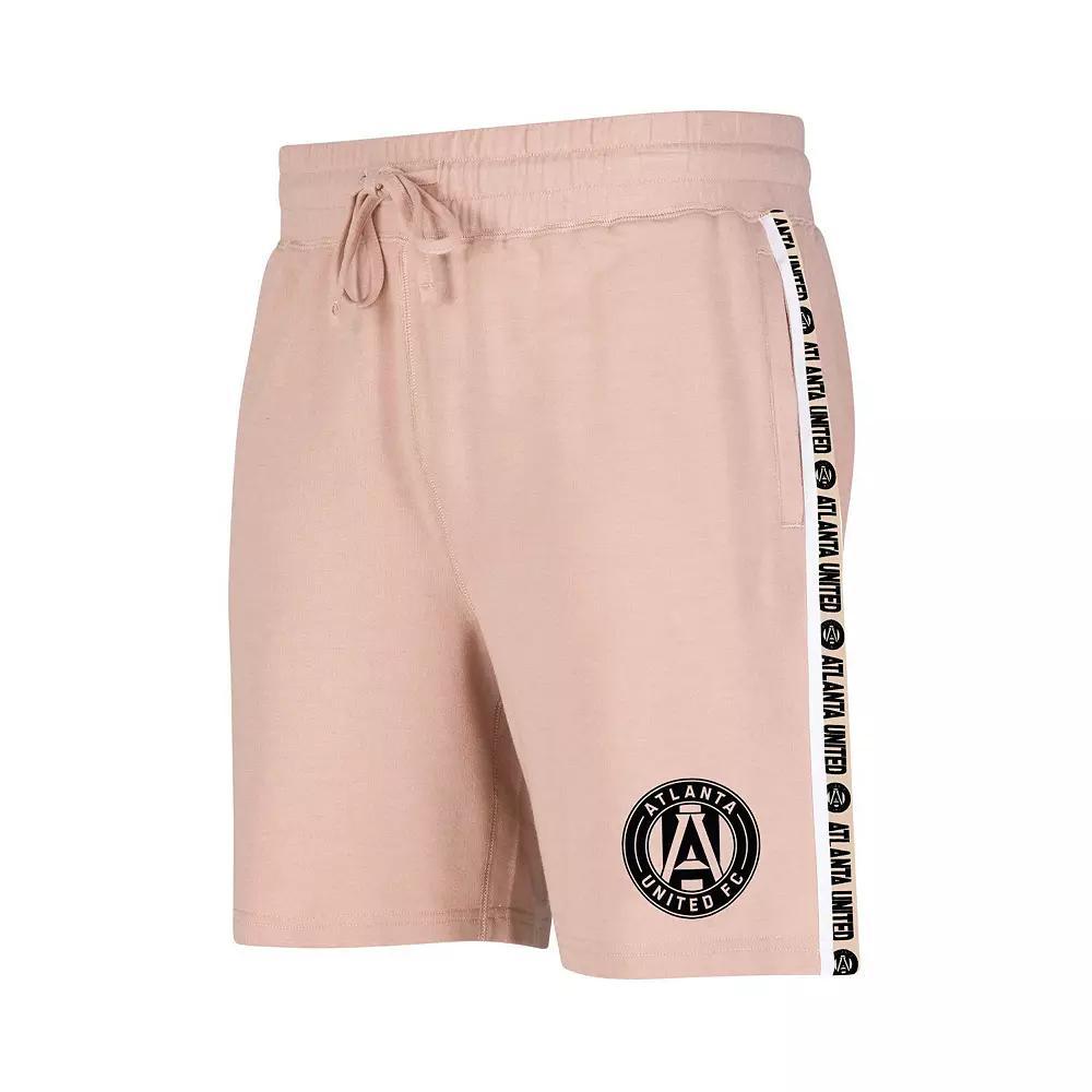 Men's Concepts Sport  Tan Atlanta United FC Team Stripe Shorts, Size: Medium, Atu Team Product Image