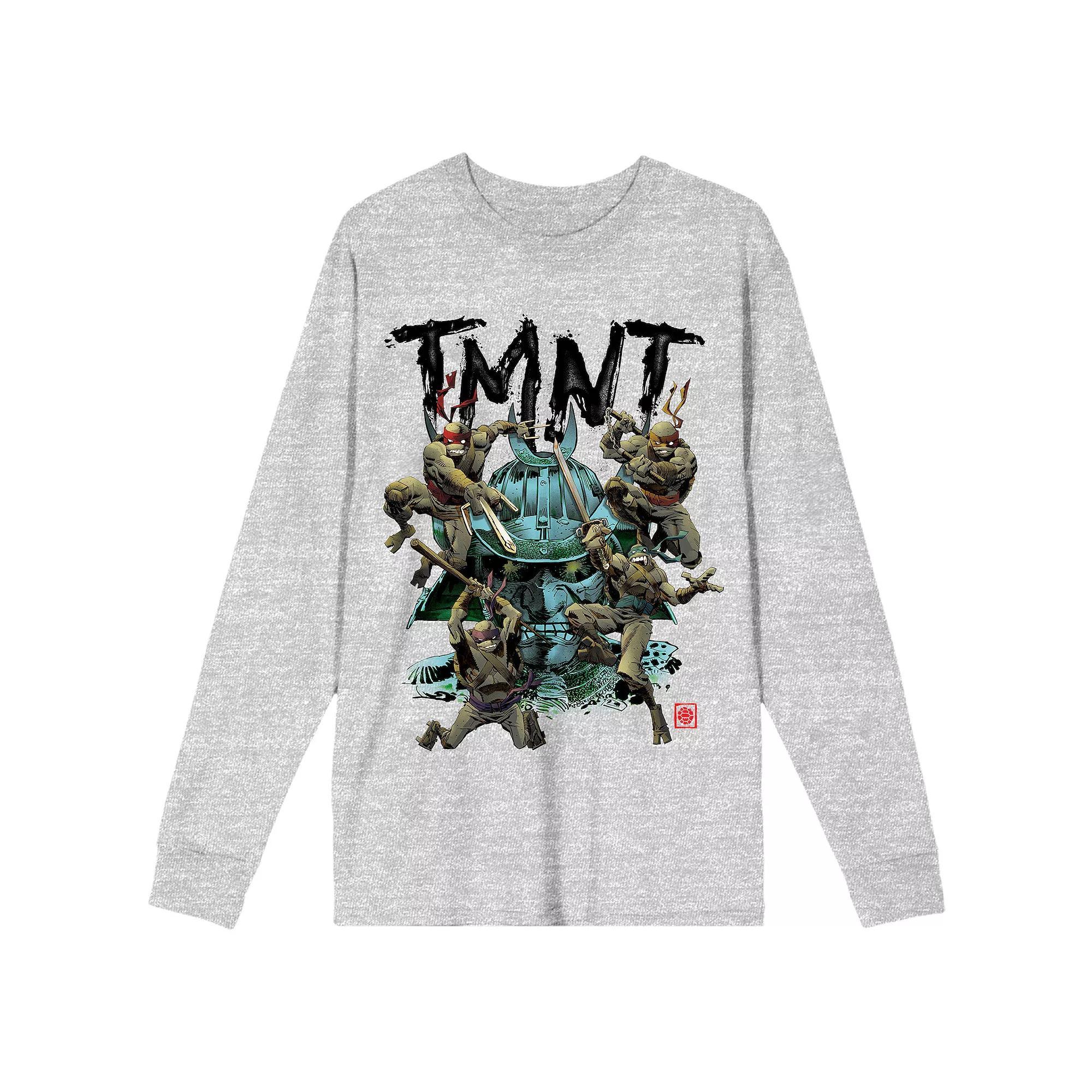 Men's Nickelodeon Teenage Mutant Ninja Turtles TMNT Group Graphic Tee, Size: XL, Gray Product Image