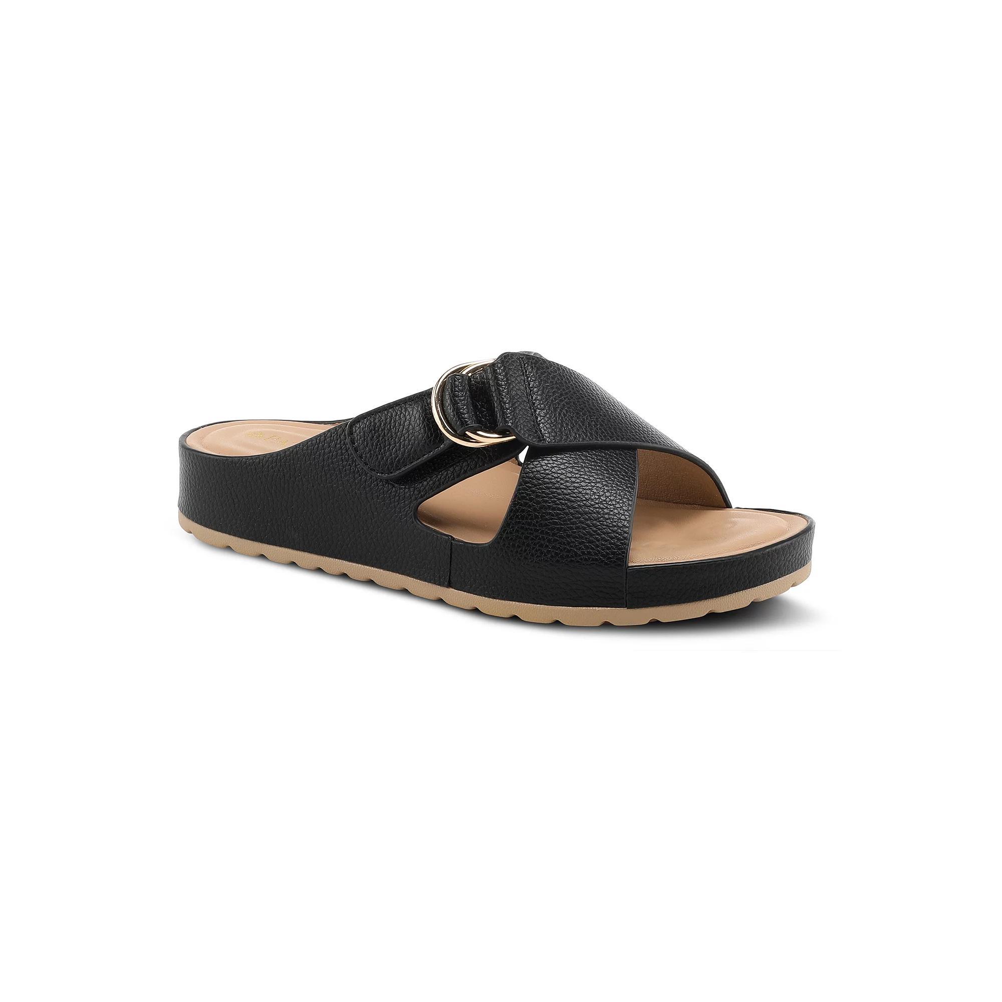 Patrizia Rutha Women's Slide Sandals, Size: 38, Black Product Image