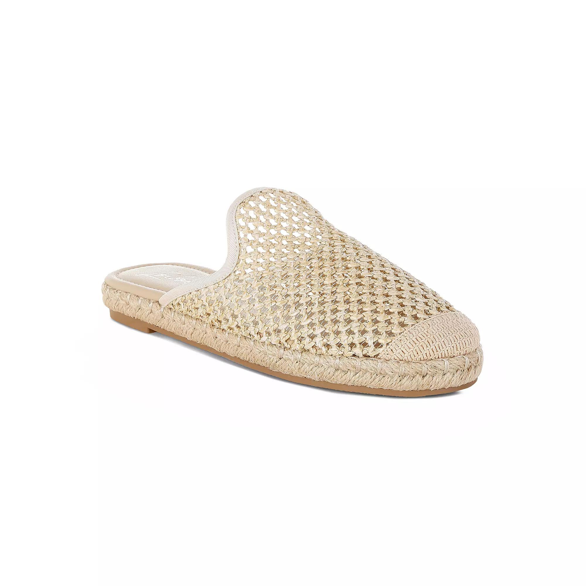 London Rag Nongai Women's Slip-On Mules, Size: 8.5, Beige Product Image