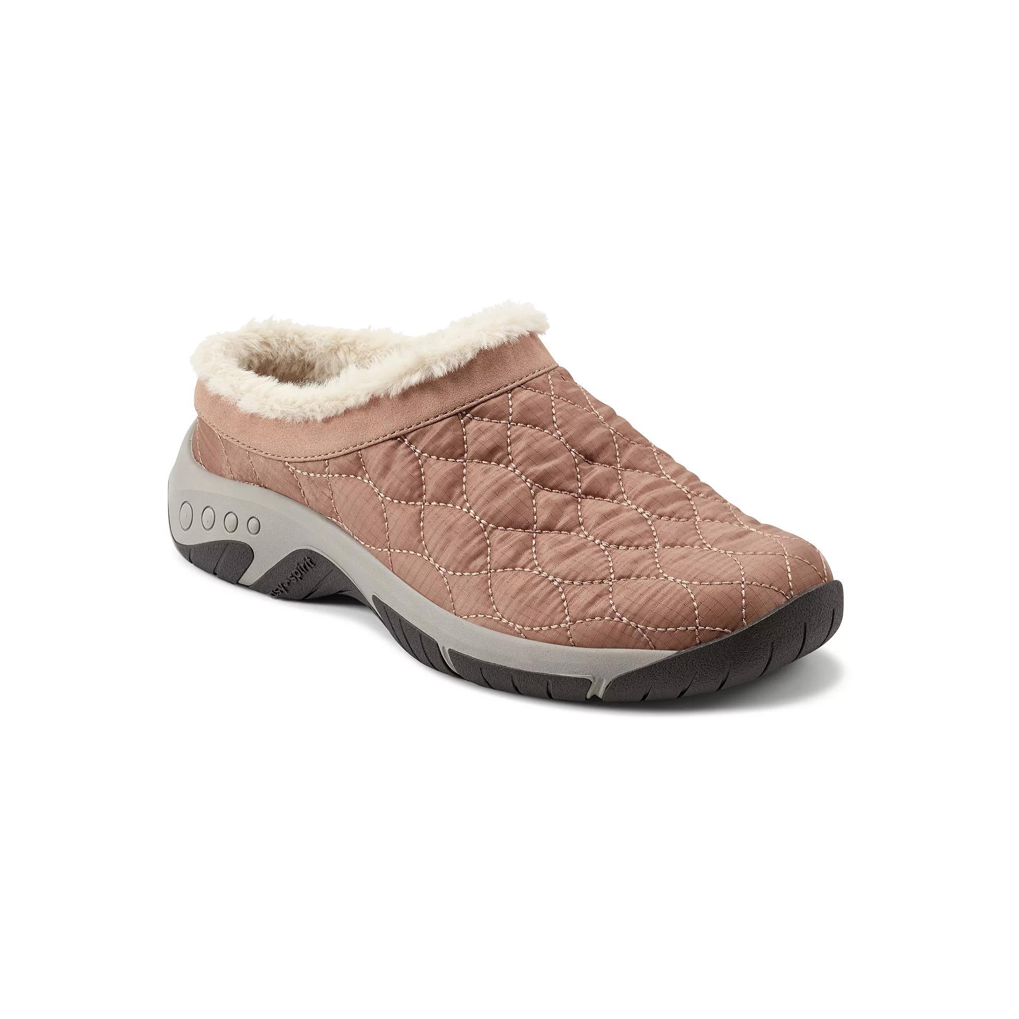 Easy Spirit Wimmy Faux-Fur Trim Womens Slip-On Mules Product Image