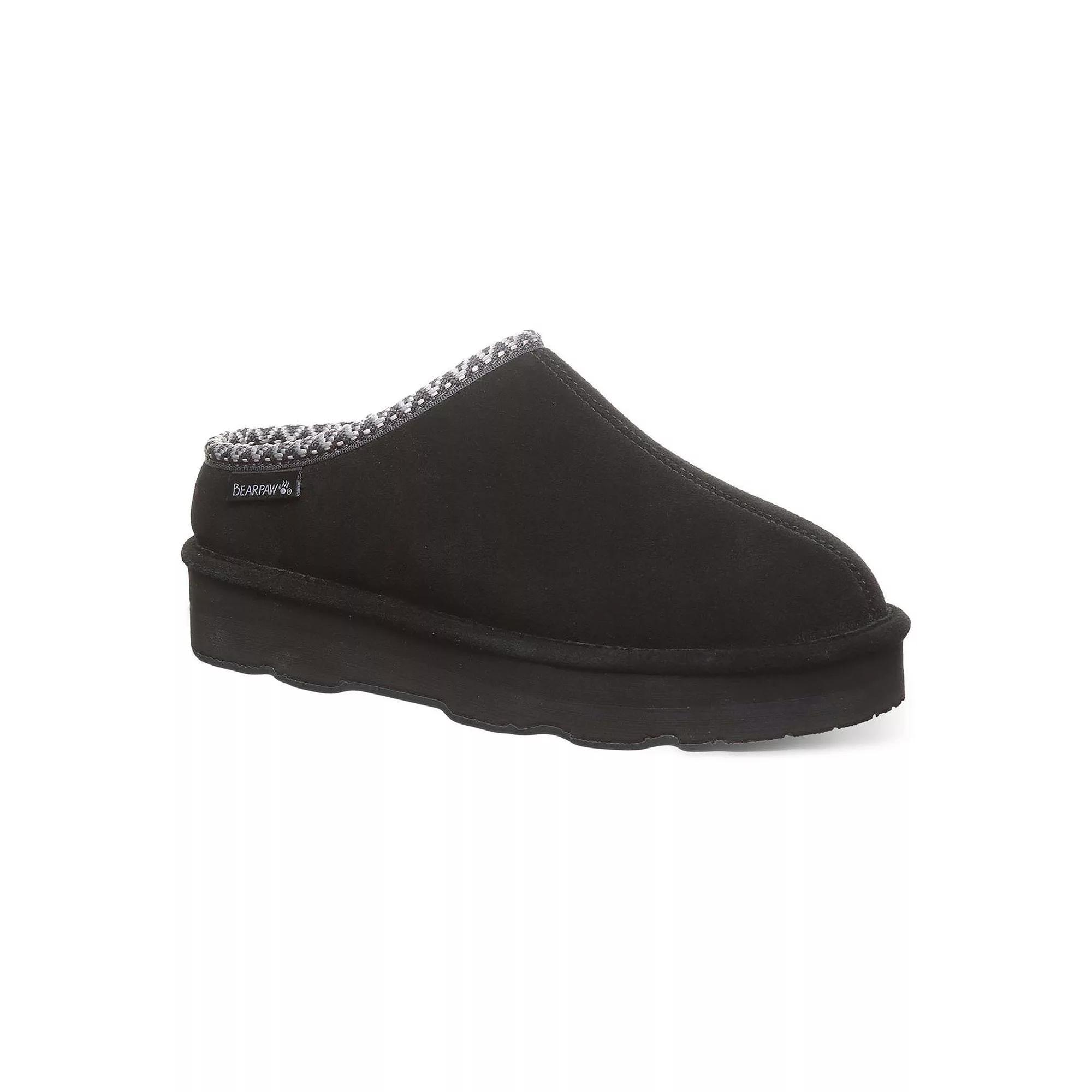 Bearpaw Martis Women's Suede Slippers, Size: 11, Black Black Product Image