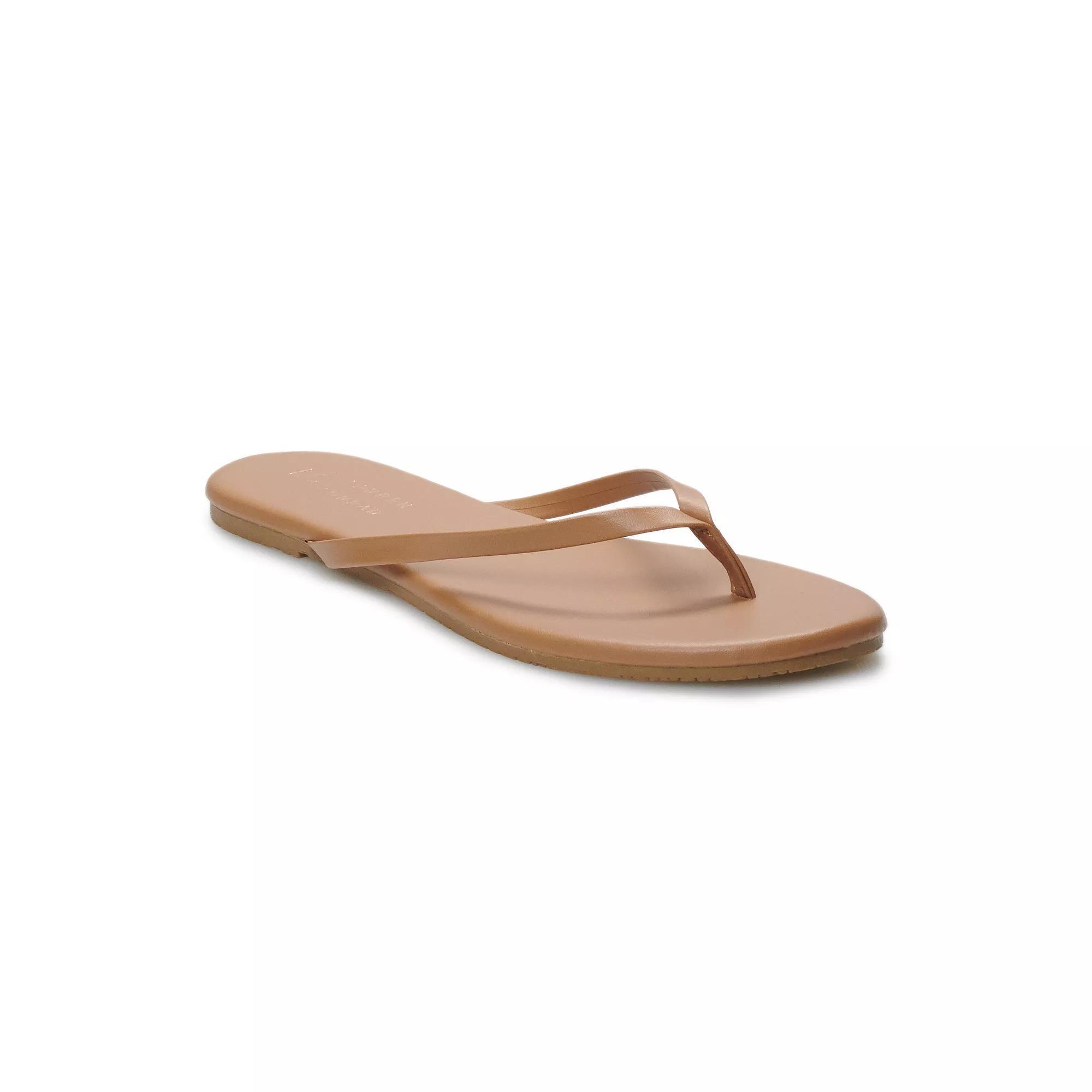 LC Lauren Conrad Honey Women's Flip Flop Sandals, Size: 7 Product Image