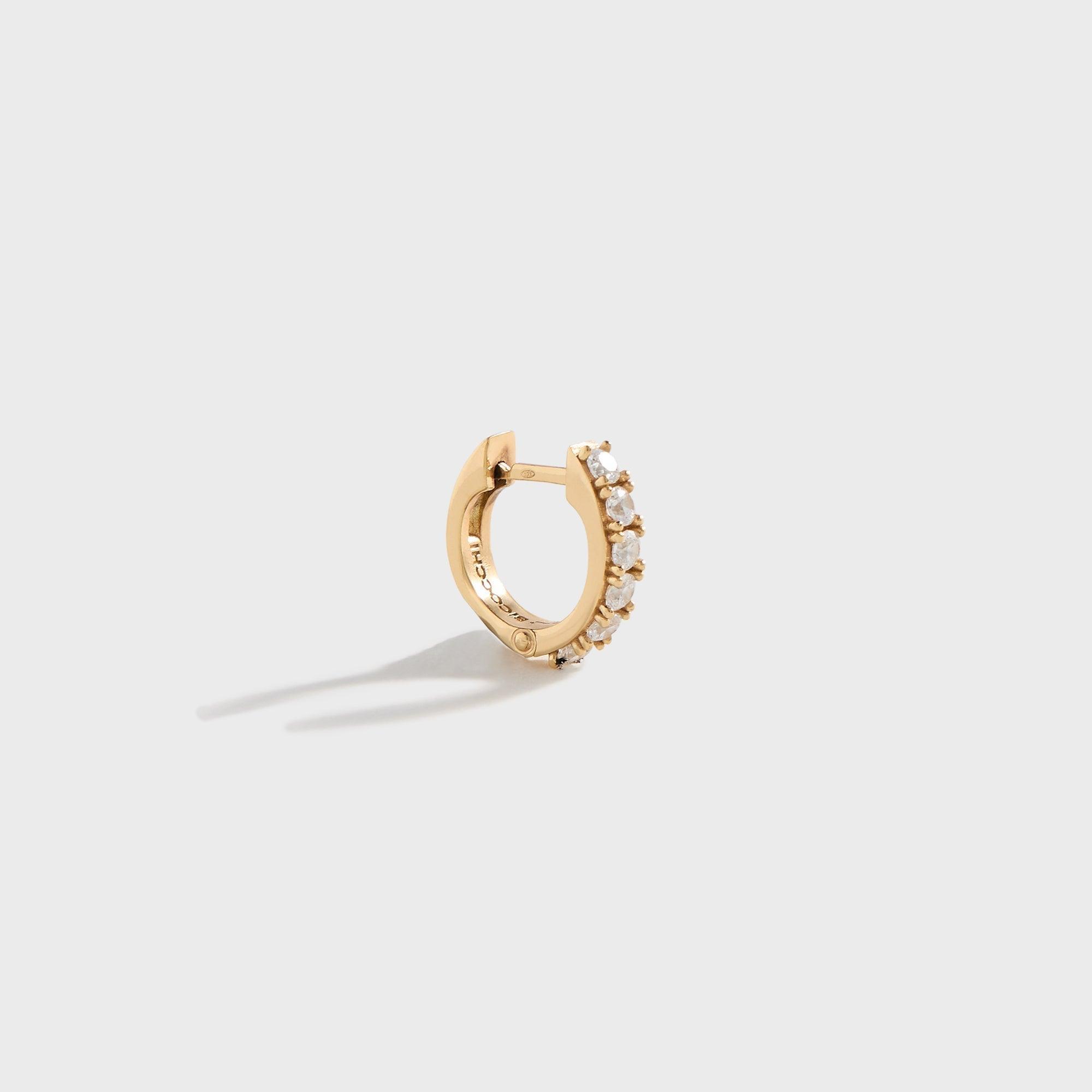 Shadow Right Ear Cuff with Beads in Silver Product Image