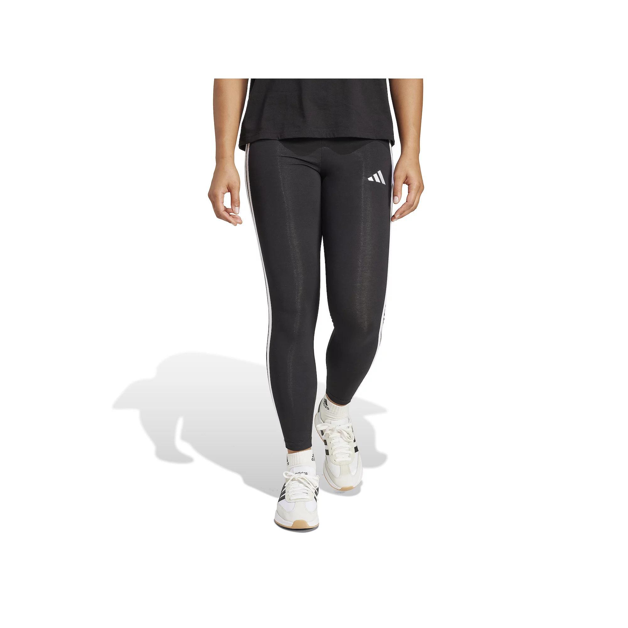Women's adidas Essentials 3-Stripes Leggings, Size: XL, Black Product Image