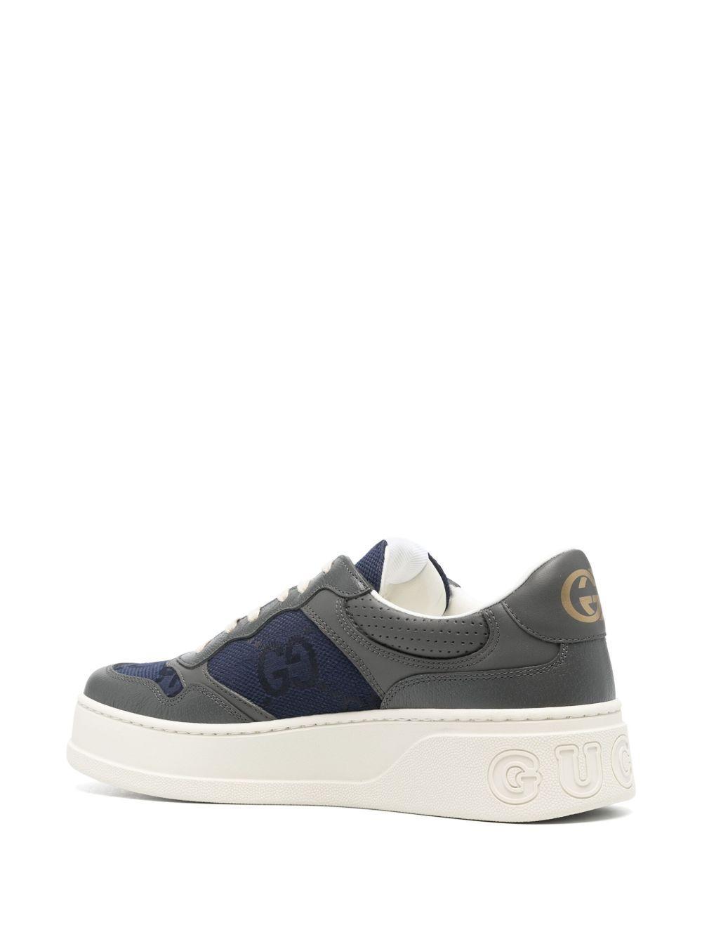 Interlocking G leather sneakers  Product Image