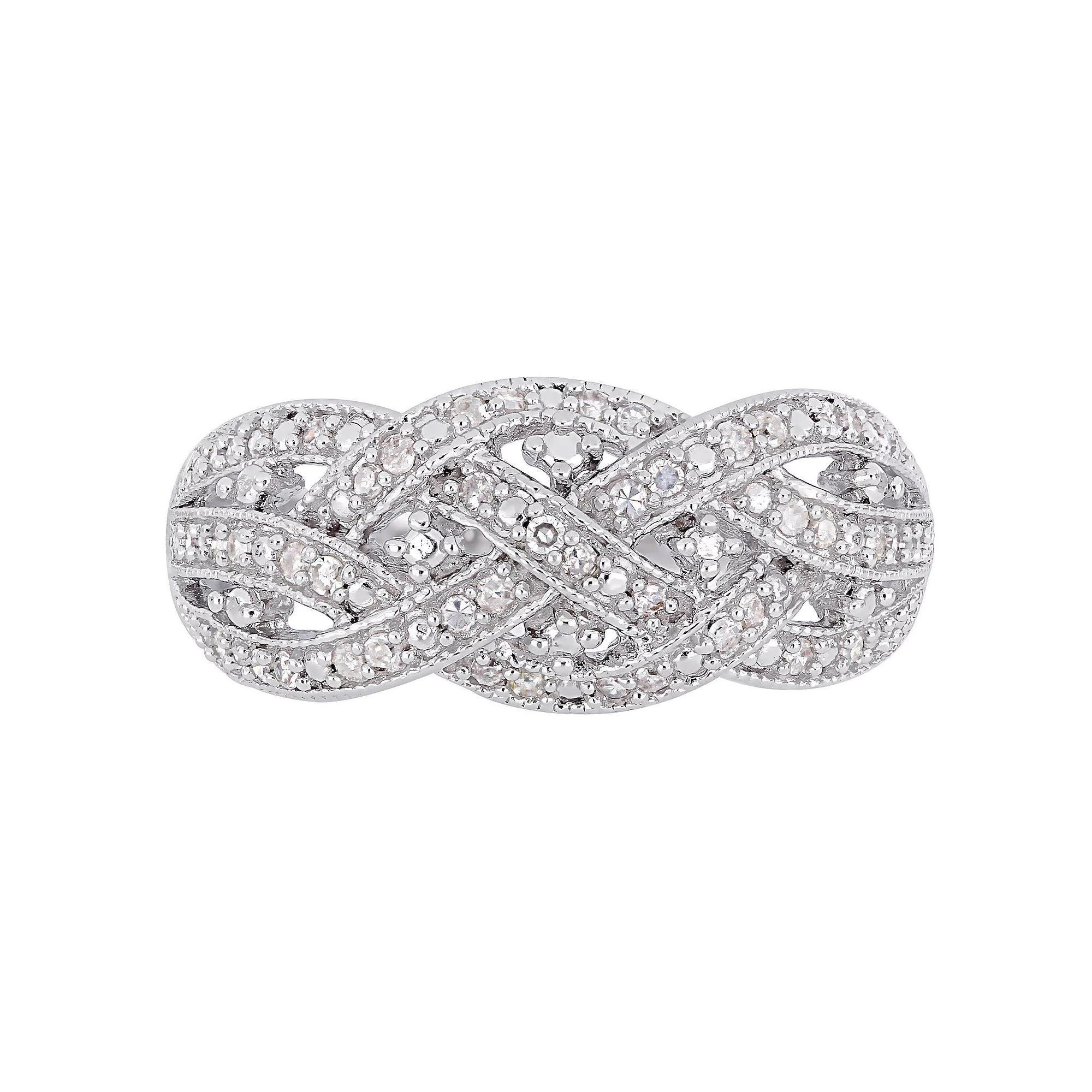 Stella Grace Sterling Silver 1/4 Carat T.W. Diamond Fashion Ring, Womens Product Image