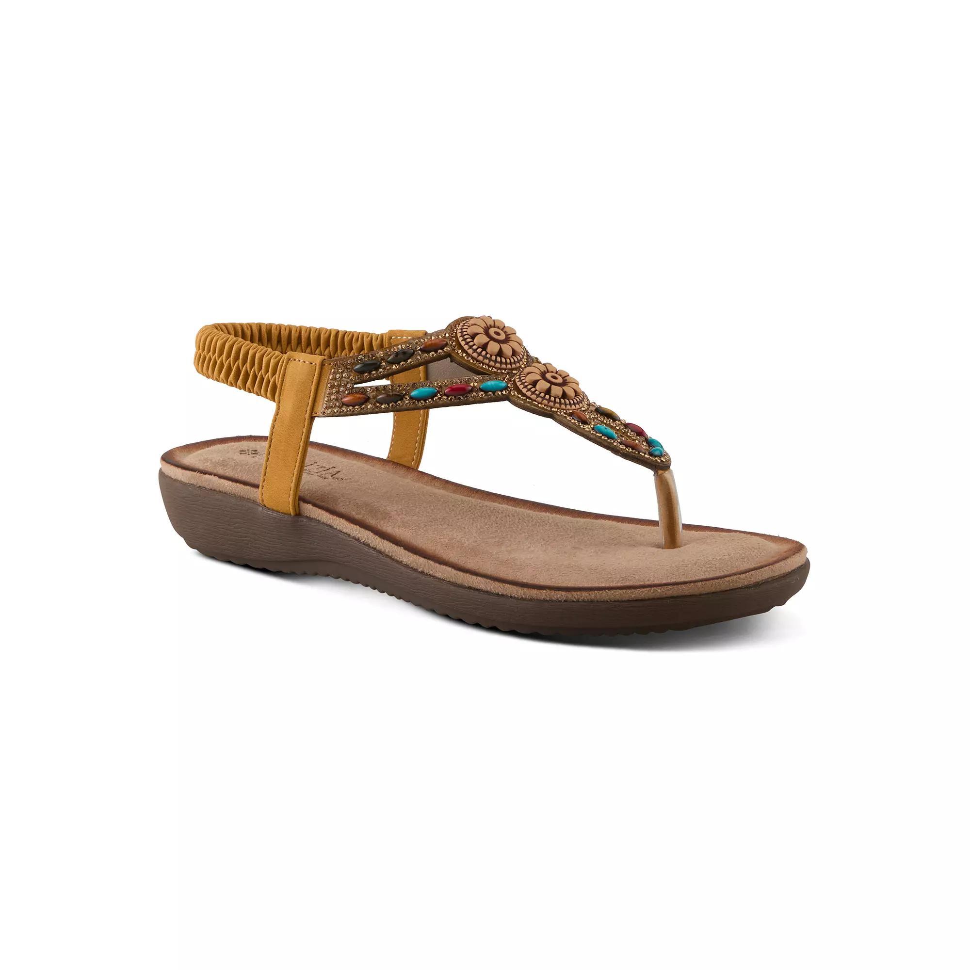 Patrizia Slide Tymeo Women's Flat Sandals, Size: 37, Yellow Product Image