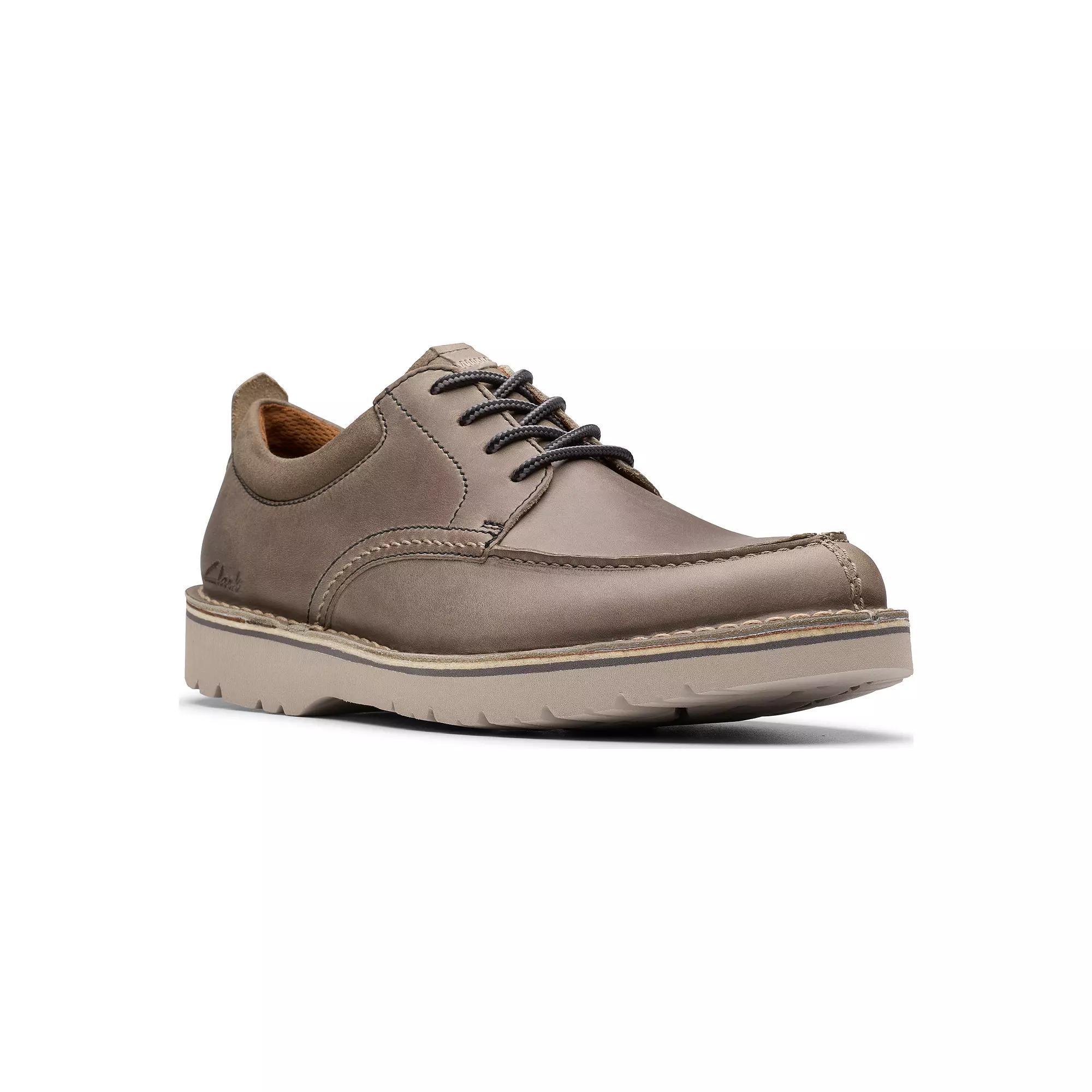 Clarks® Eastridge Moc Men's Leather Shoes, Size: 8.5, Gray Product Image