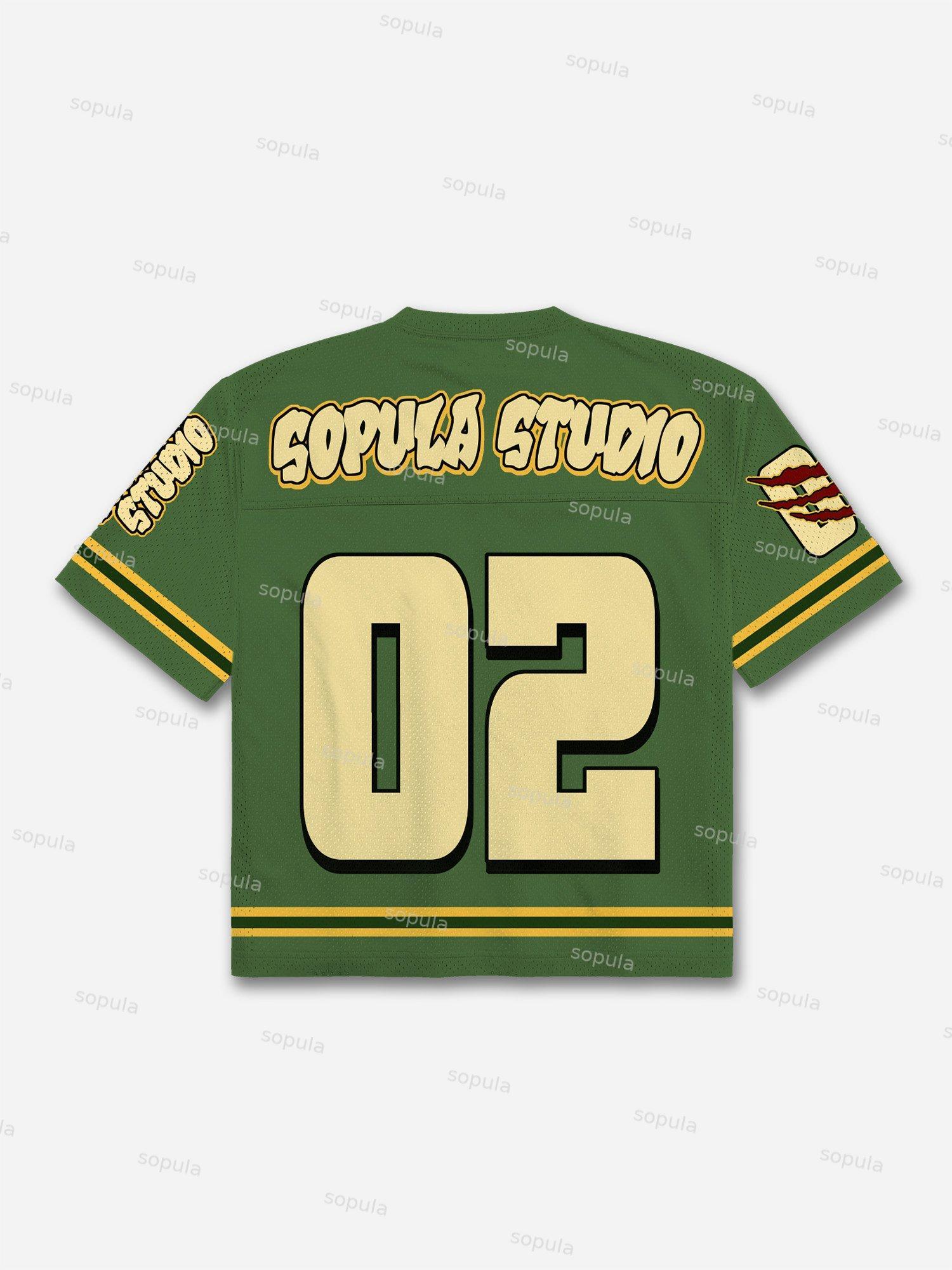 Eagle Claw No.02 Print Blokecore Mesh Football Jersey T-shirt Product Image