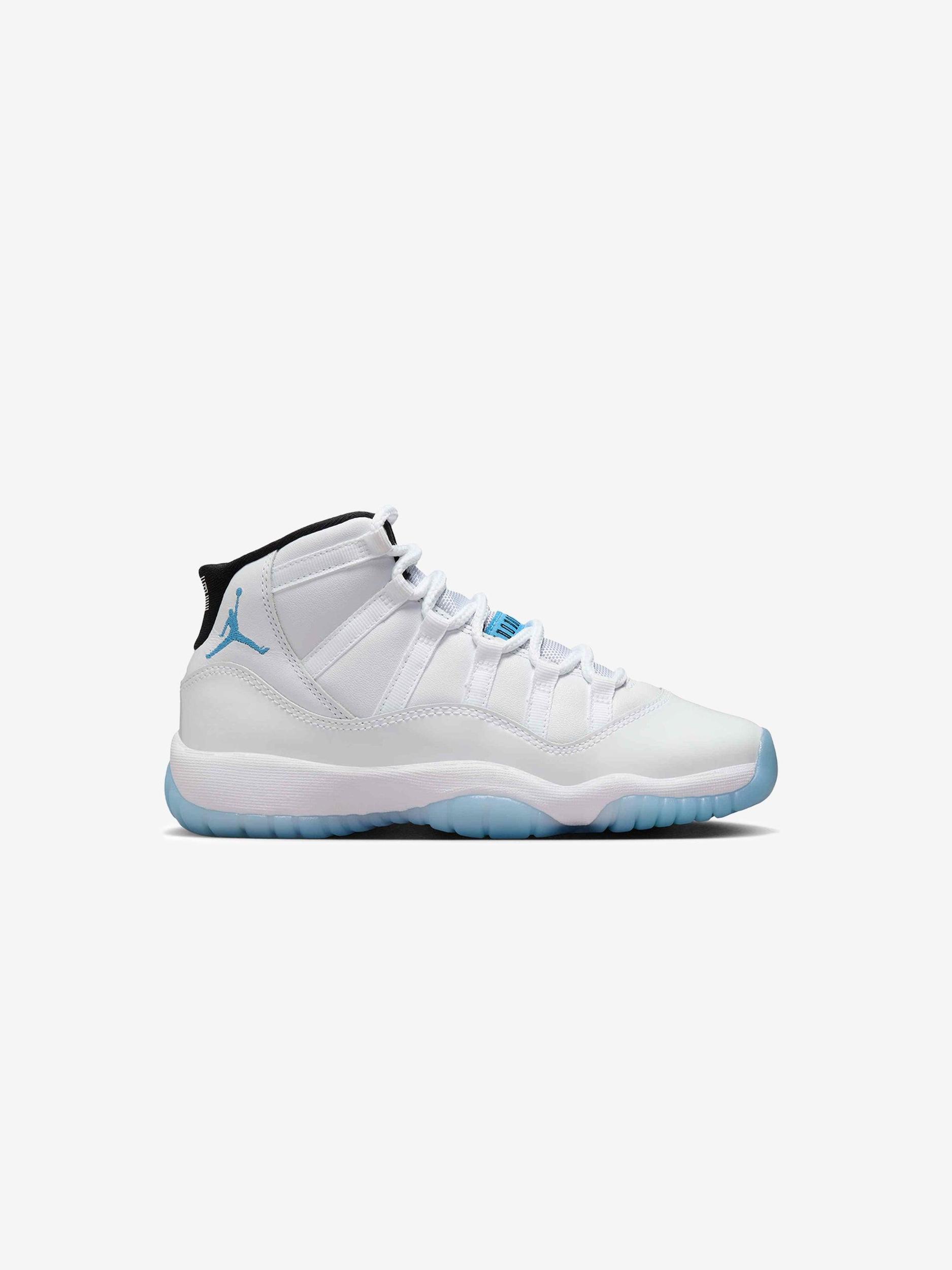 GS Air Jordan 11 Retro (WHITE/LEGEND BLUE-BLACK) Product Image
