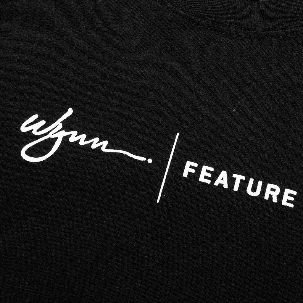 Feature x Wynn Logo Lock Up L/S Tee - Black Male Product Image