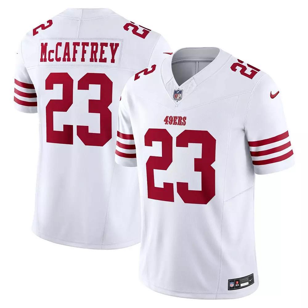 Men's Nike Christian McCaffrey White San Francisco 49ers  Vapor F.U.S.E. Limited Jersey, Size: Large Product Image