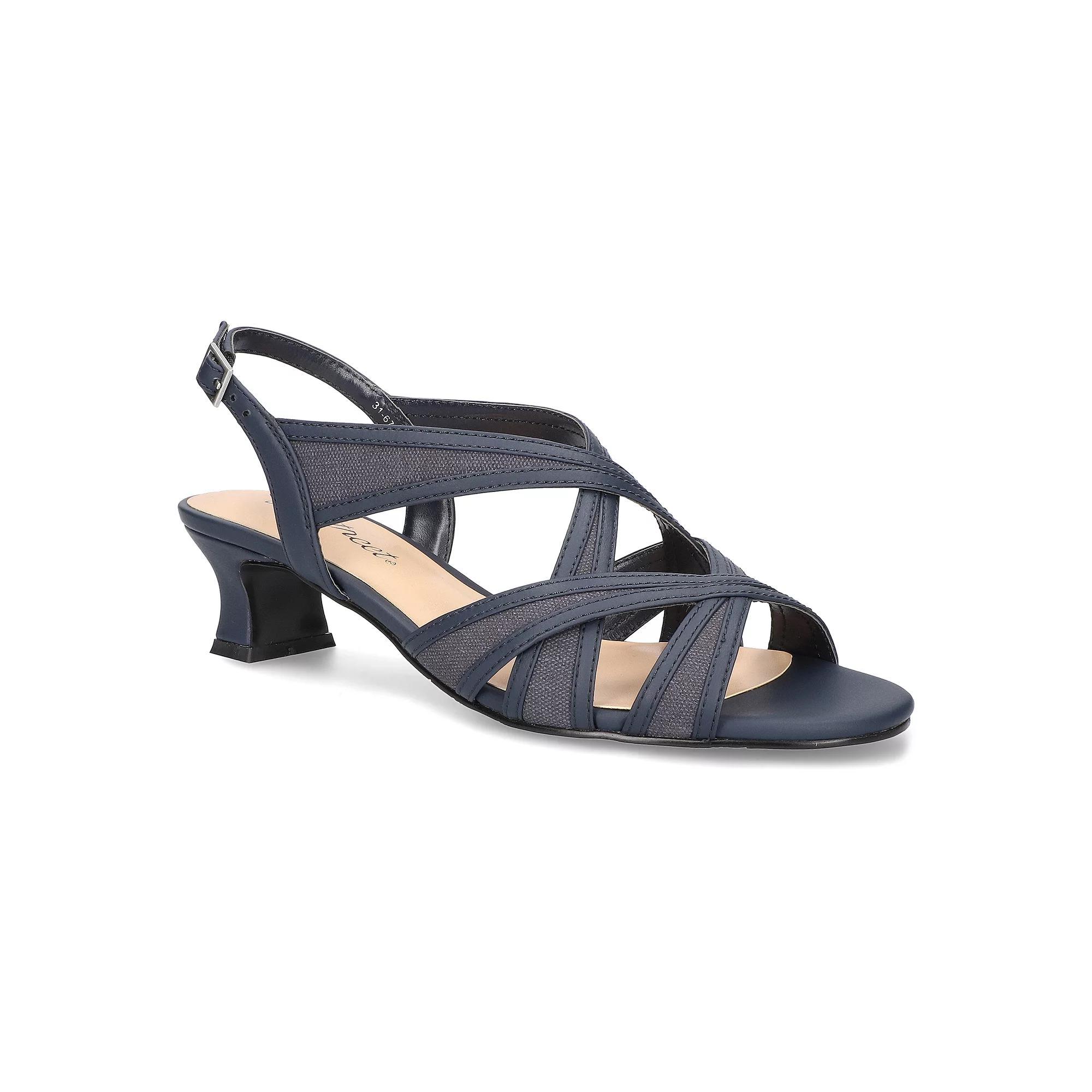 Easy Street Tristen Womens Dress Sandals Blue Product Image