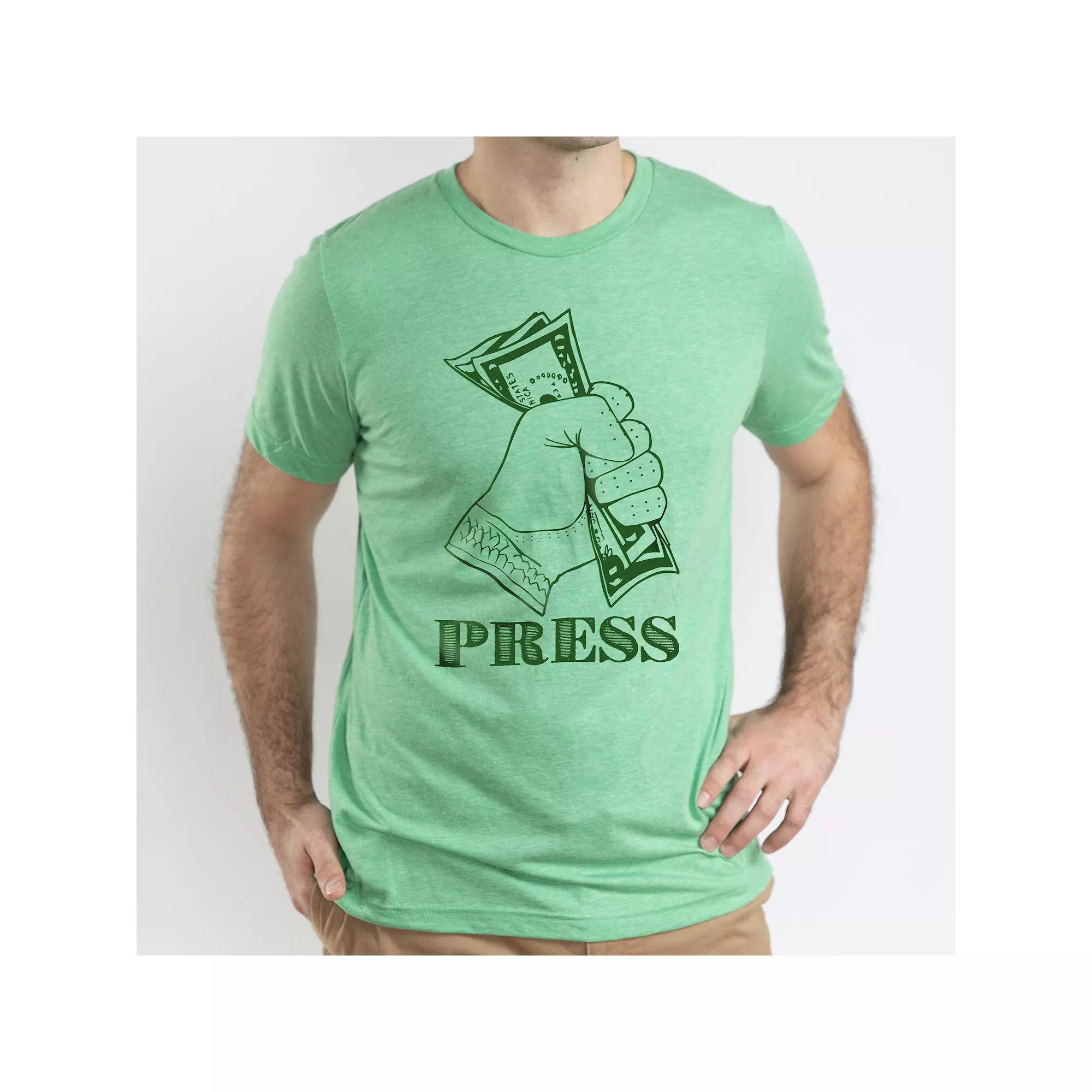 Men's SwingJuice Golf Press T-Shirt, Size: Medium, Green Product Image