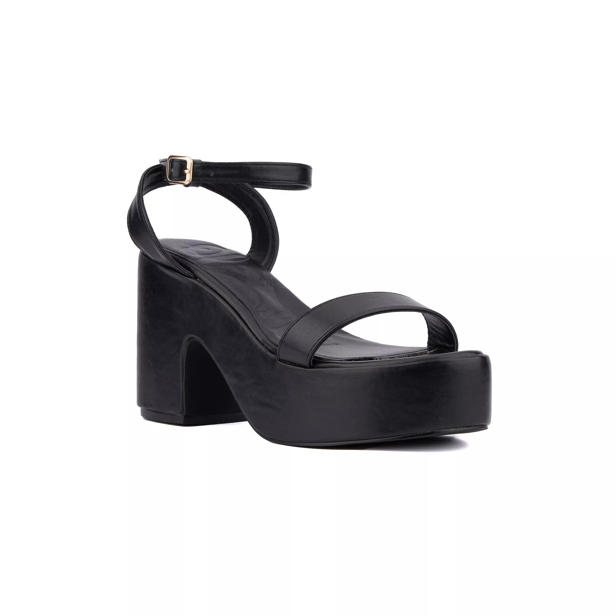 Olivia Miller Charmer Womens Platform Heels Product Image