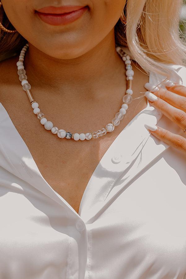 Promised Love Necklace In White Product Image