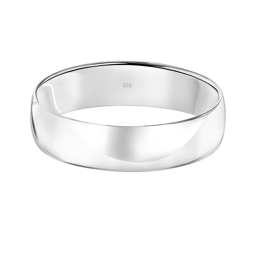 Love Always 10k Gold 5 mm Wedding Band, Women's, Size: 5.50, 10k White Gold Product Image