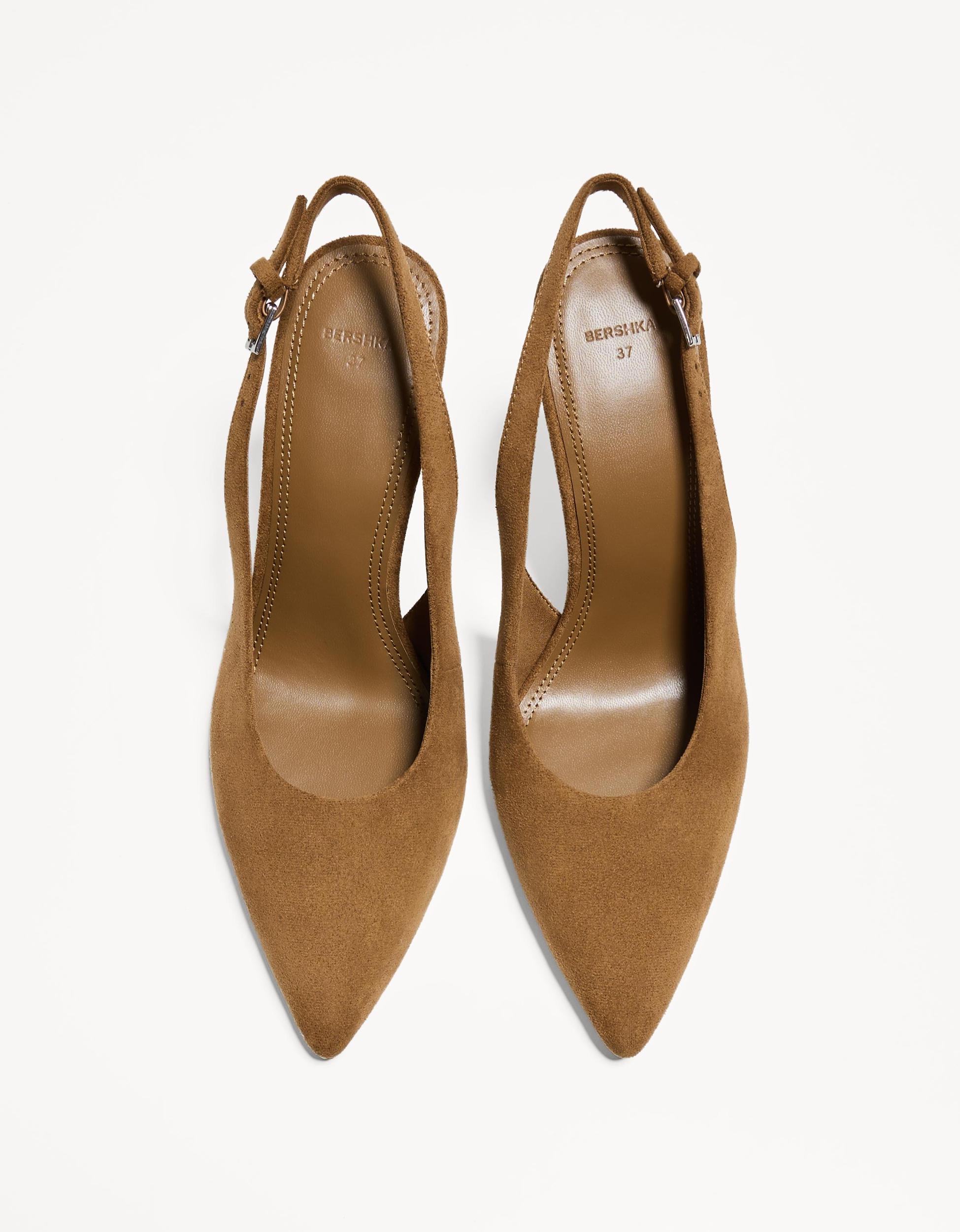 Heel slingback shoes Product Image