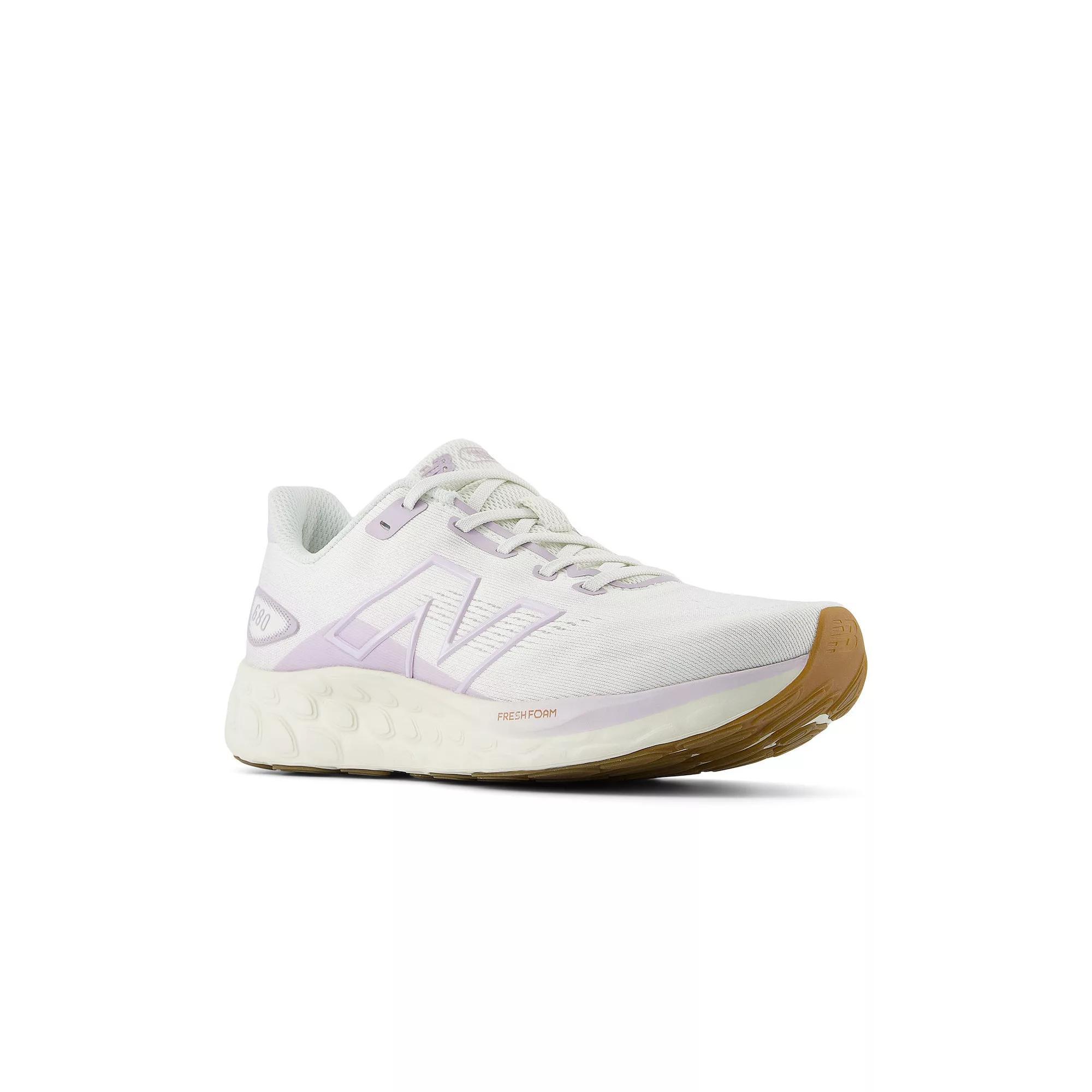 New Balance Fresh Foam 680 V8 Women's Running Shoes, Size: 5.5, White Product Image