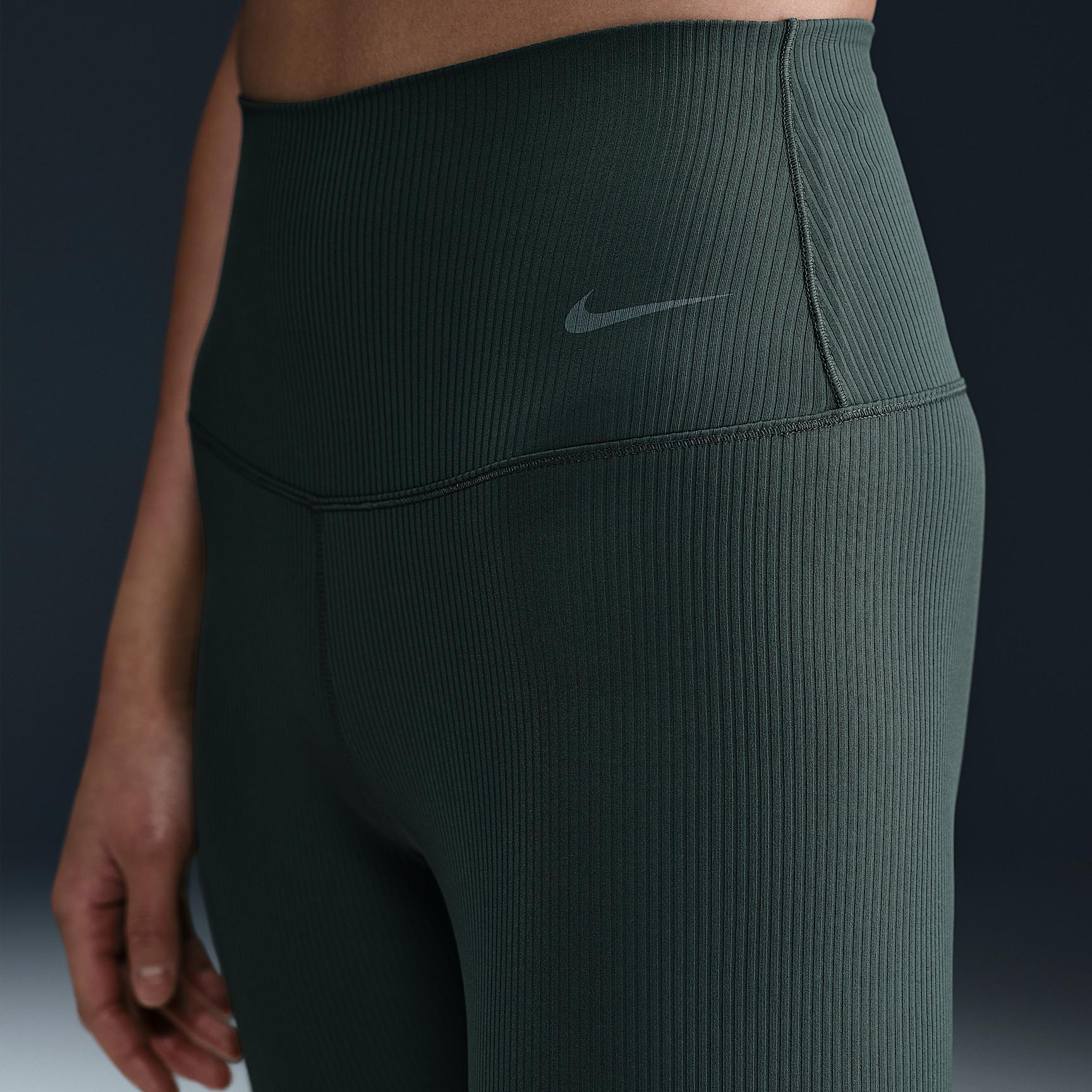 Nike Women's Zenvy Rib Gentle-Support High-Waisted 7/8 Leggings Product Image