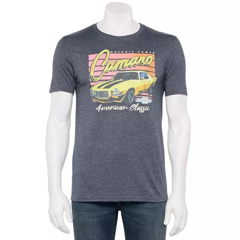 Men's Camaro Graphic Tee, Size: XL, Navy Grey Product Image
