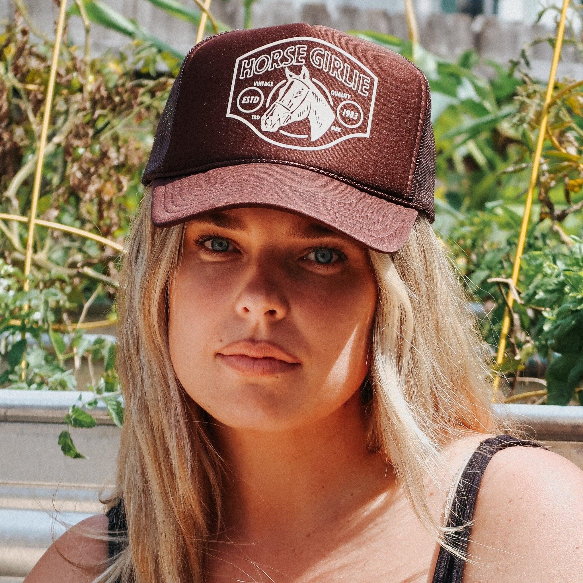 Horse Girlie Trucker Hat Product Image