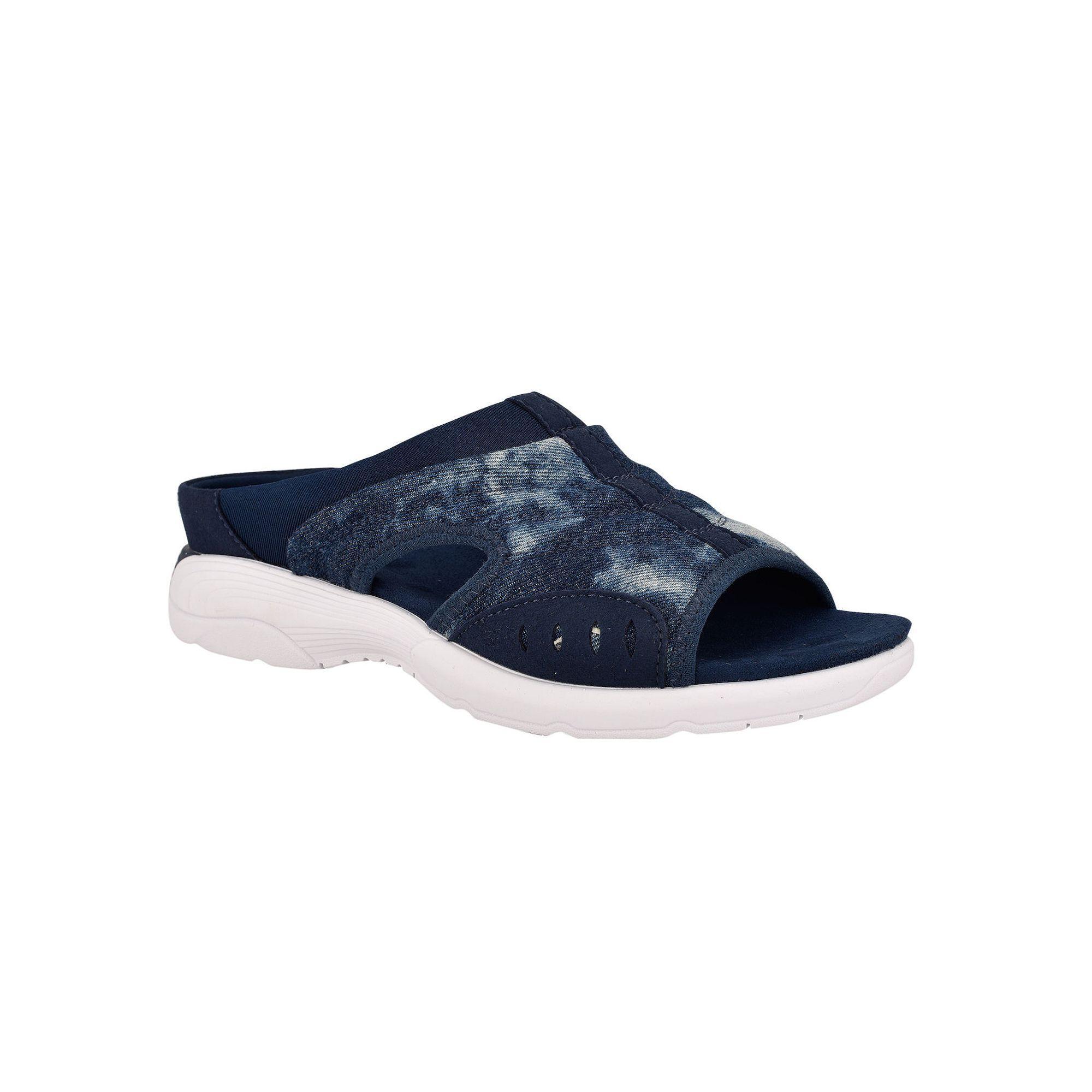 Easy Spirit Traciee Women's Slide Sandals, Size: 9.5 XW, Blue Tie Dye Product Image