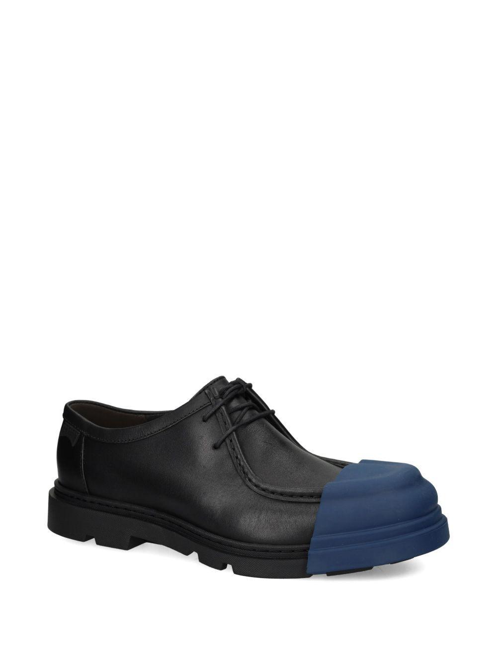 Junction leather rubber-toe cap shoes Product Image