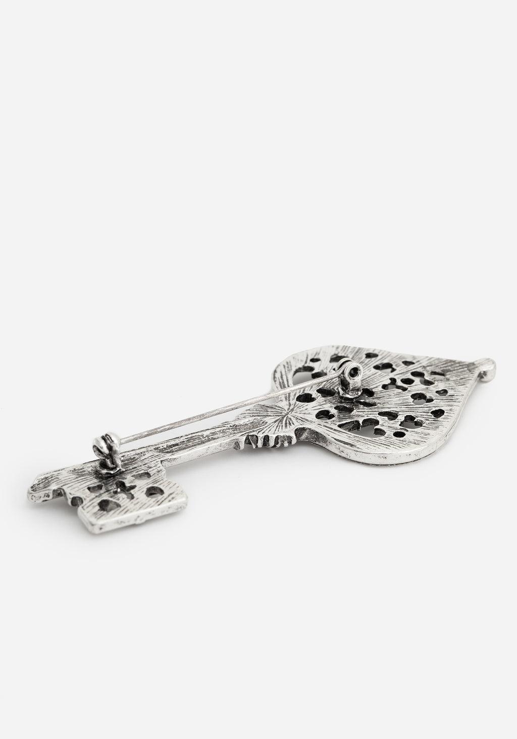 Gothic Cathedral Key Brooch Product Image