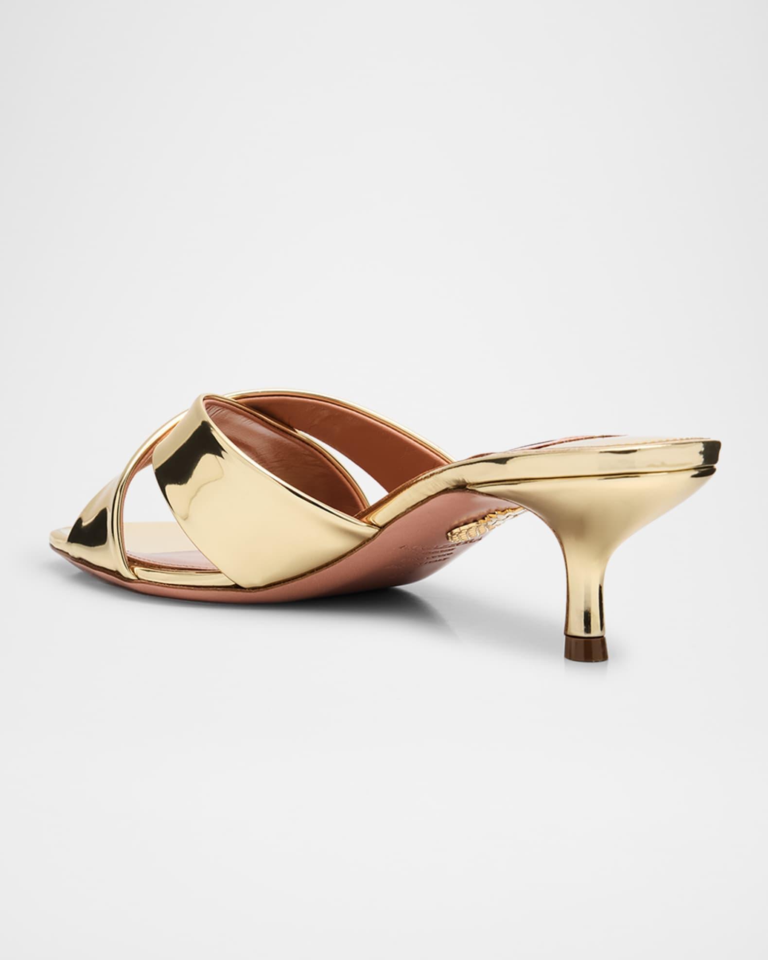Divine Specchio Kitten-Heel Mule Sandals Product Image