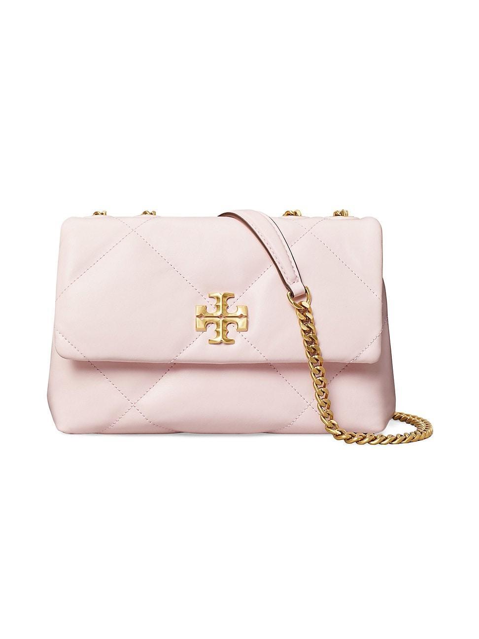 Womens Small Kira Diamond Leather Shoulder Bag Product Image