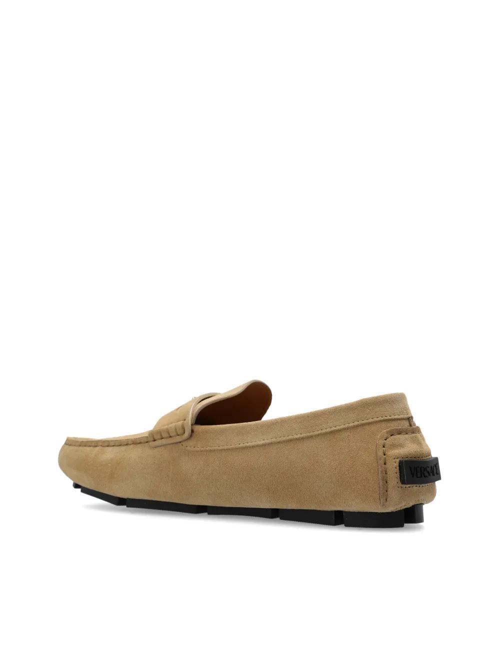 Medusa Head suede loafers Product Image