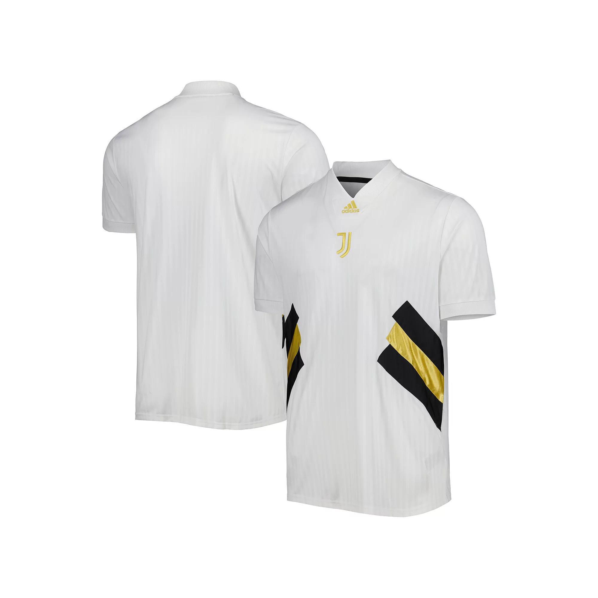 Mens adidas White Juventus Football Icon Jersey Product Image