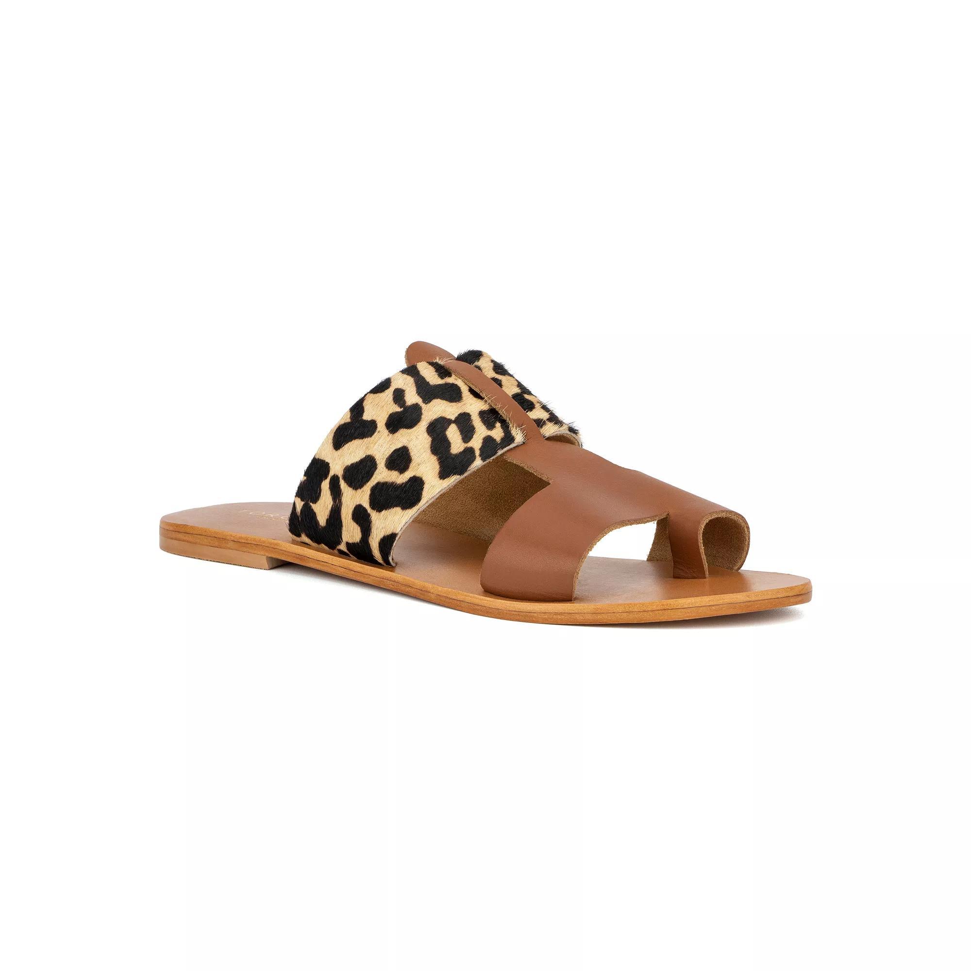 Torgeis Epona Women's Leather Sandals, Size: 9, Leopard Product Image