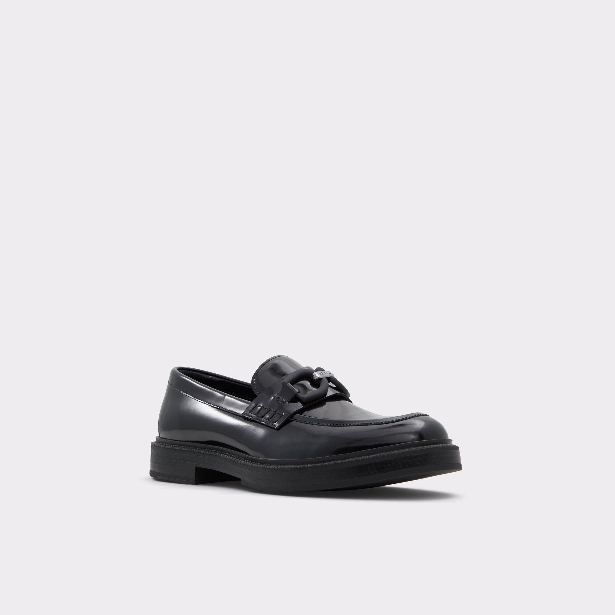 Norris Black Leather Smooth Men's Dress Shoes | ALDO US Product Image