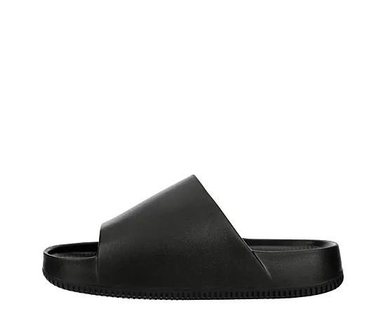 Nike Mens Nike Calm Slides - Mens Shoes Black/Black Product Image