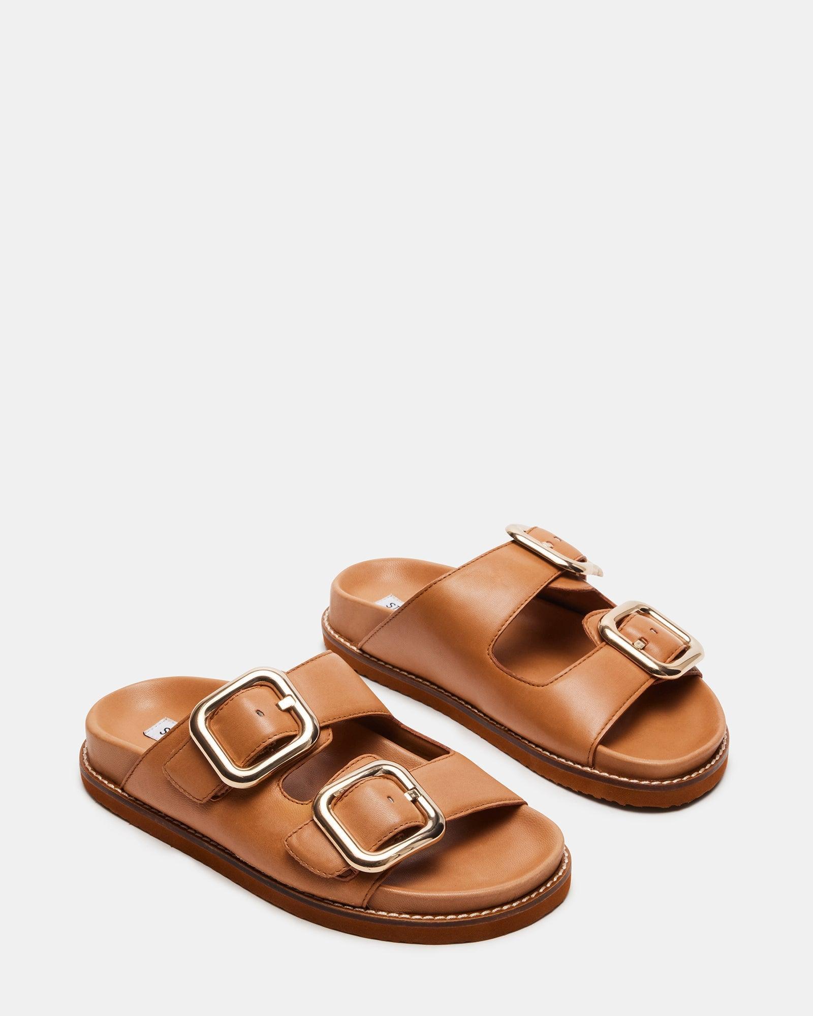 CAPE COGNAC LEATHER - SM REBOOTED Female Product Image