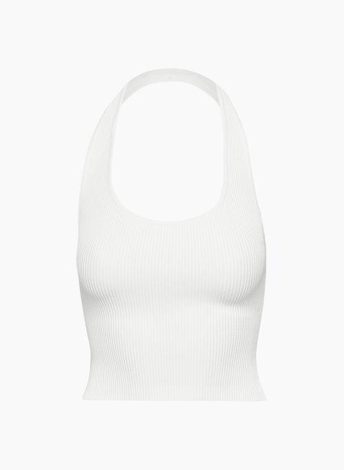 sculpt knit backless halter top Product Image