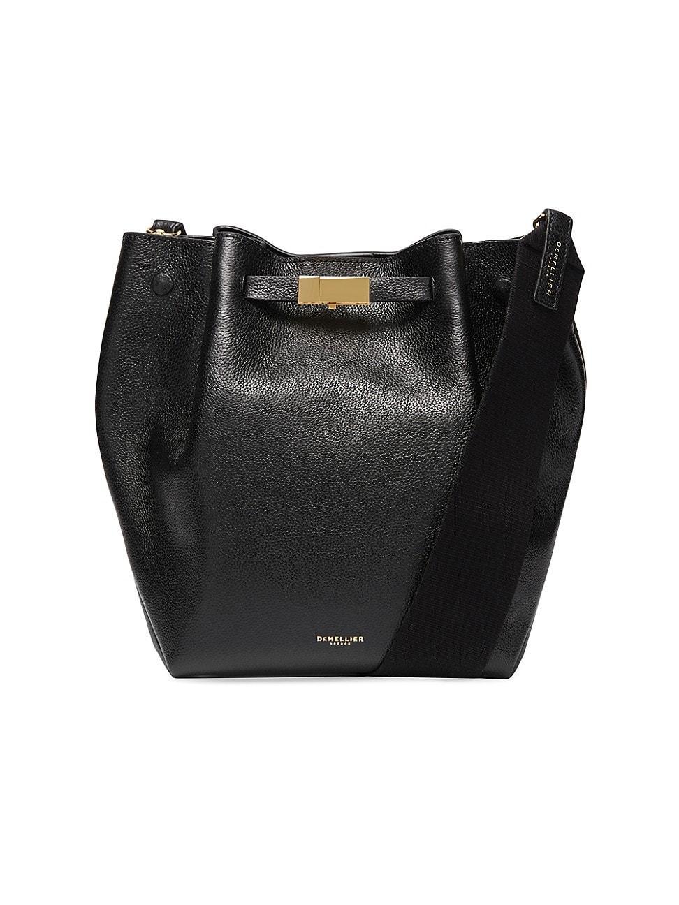 Womens New York Leather Bucket Bag Product Image